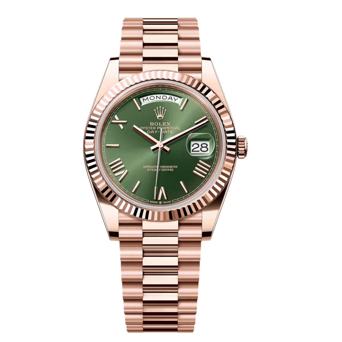 Rolex Day-Date 40 Oyster, 40 mm, Everose gold