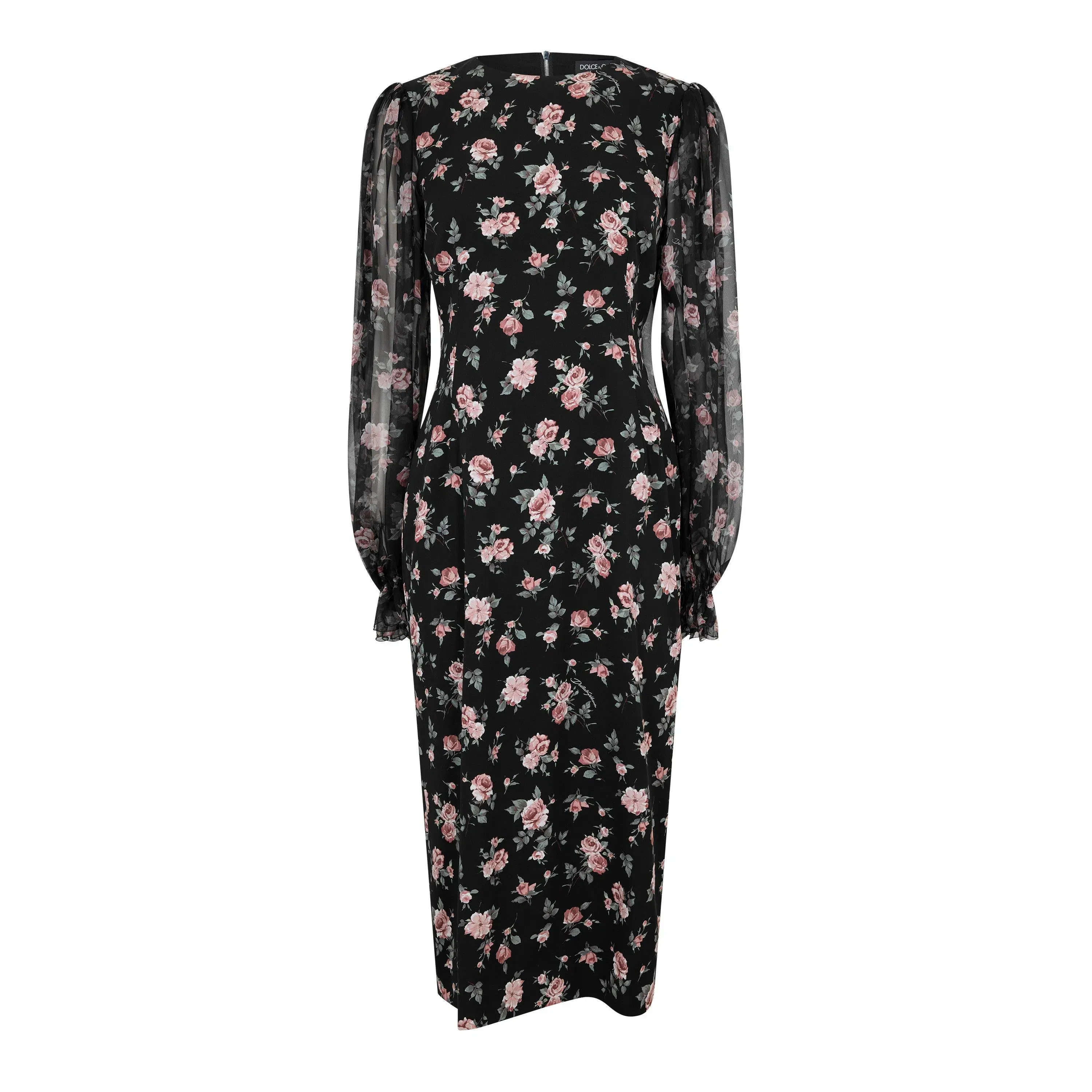 Puff Sleeve Long Maxi Dress