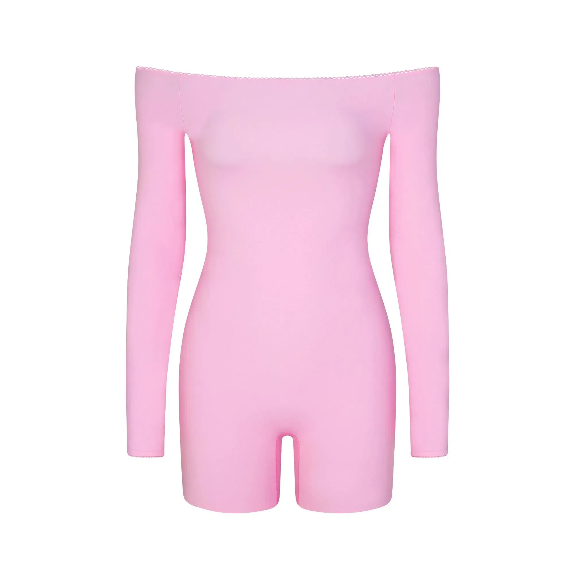Fits Everybody Picot Off the Shoulder Onesie