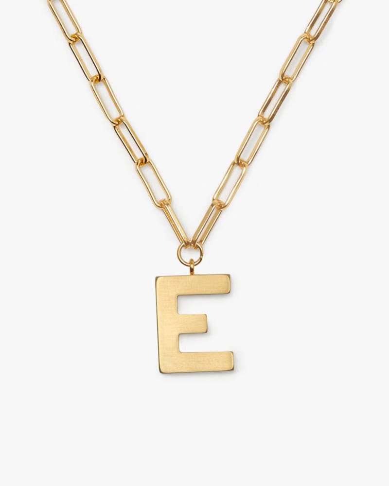 Initial This E Pendant