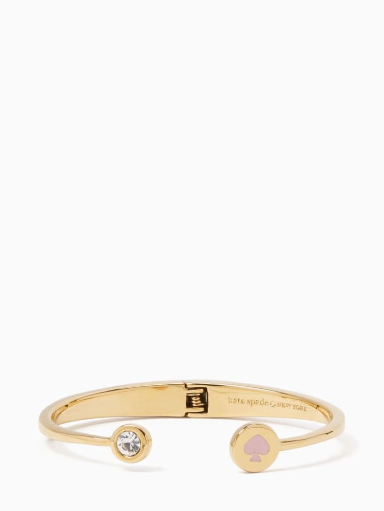 Spot The Spade Open Hinge Bangle