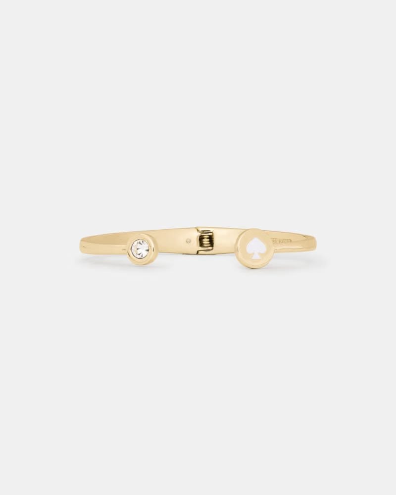 Spot The Spade Open Hinge Bangle