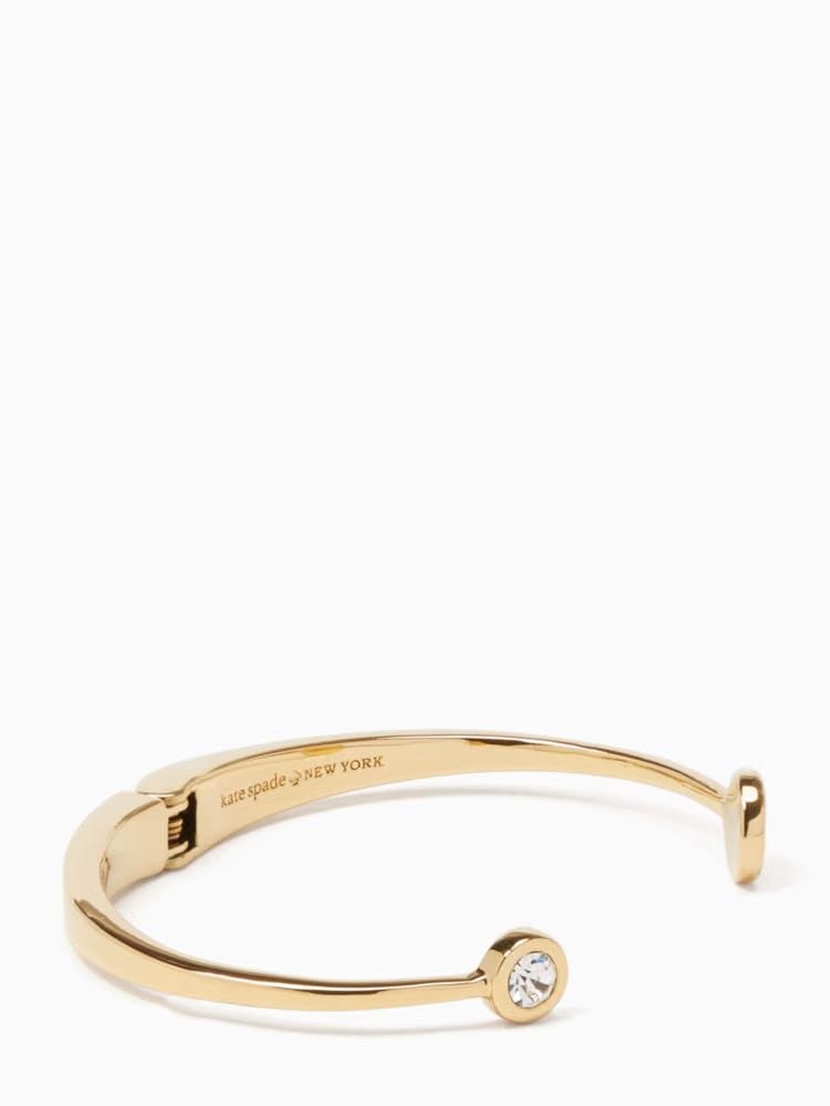 Spot The Spade Open Hinge Bangle