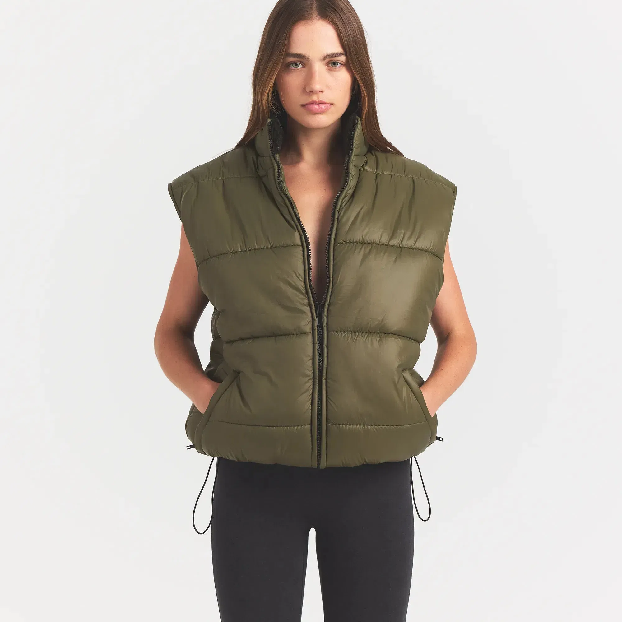 Lightweight Puffer Oversized Vest