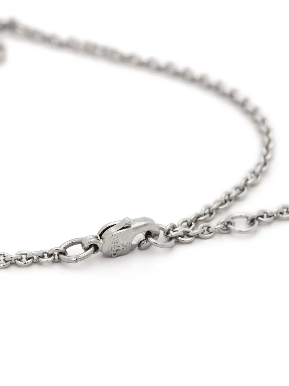 Orb-plaque detail bracelet