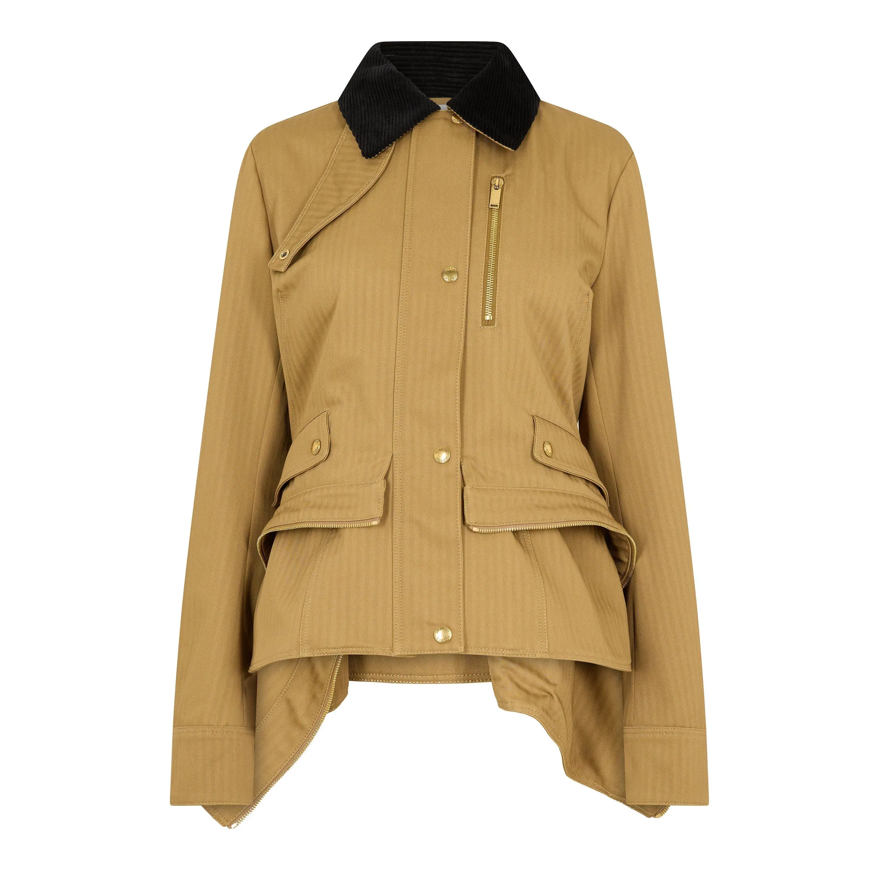 Alex Herringbone Coach Jacket