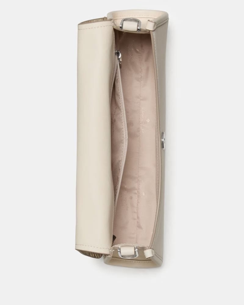 Ali Snake Embossed Shoulder Bag
