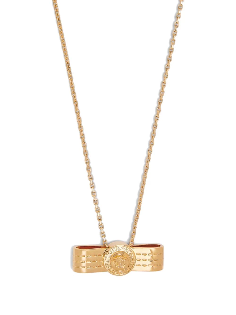 bow-detail necklace