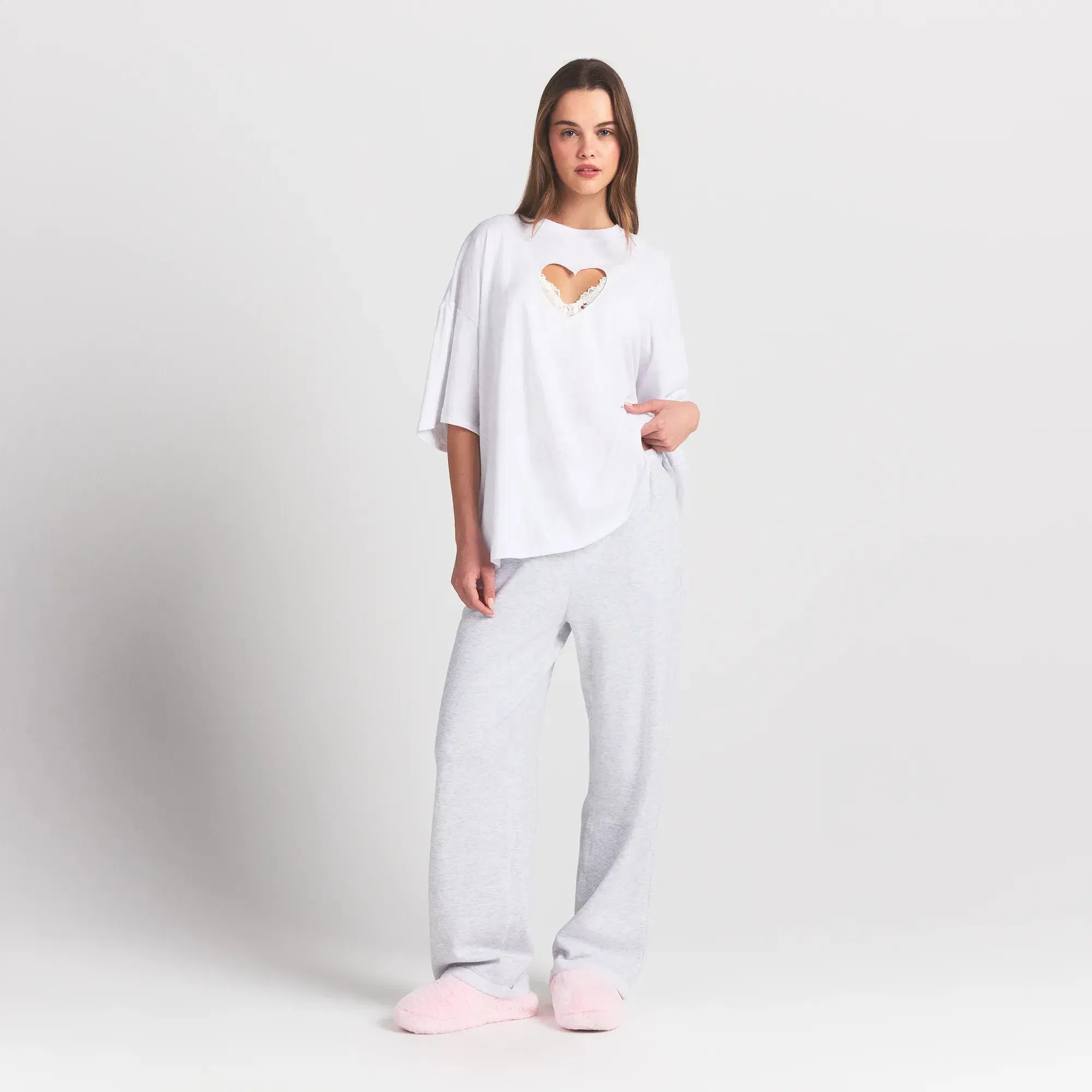 Worn in Jersey Heart Oversized T-shirt