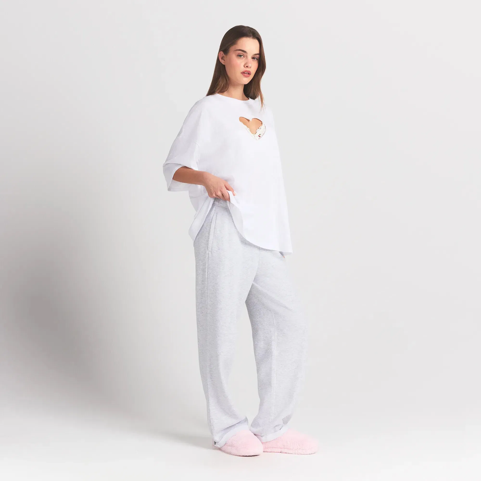 Worn in Jersey Heart Oversized T-shirt