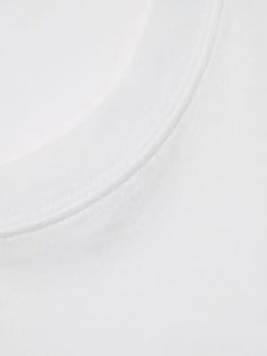 Gucci logo lettering ribbed T-shirt