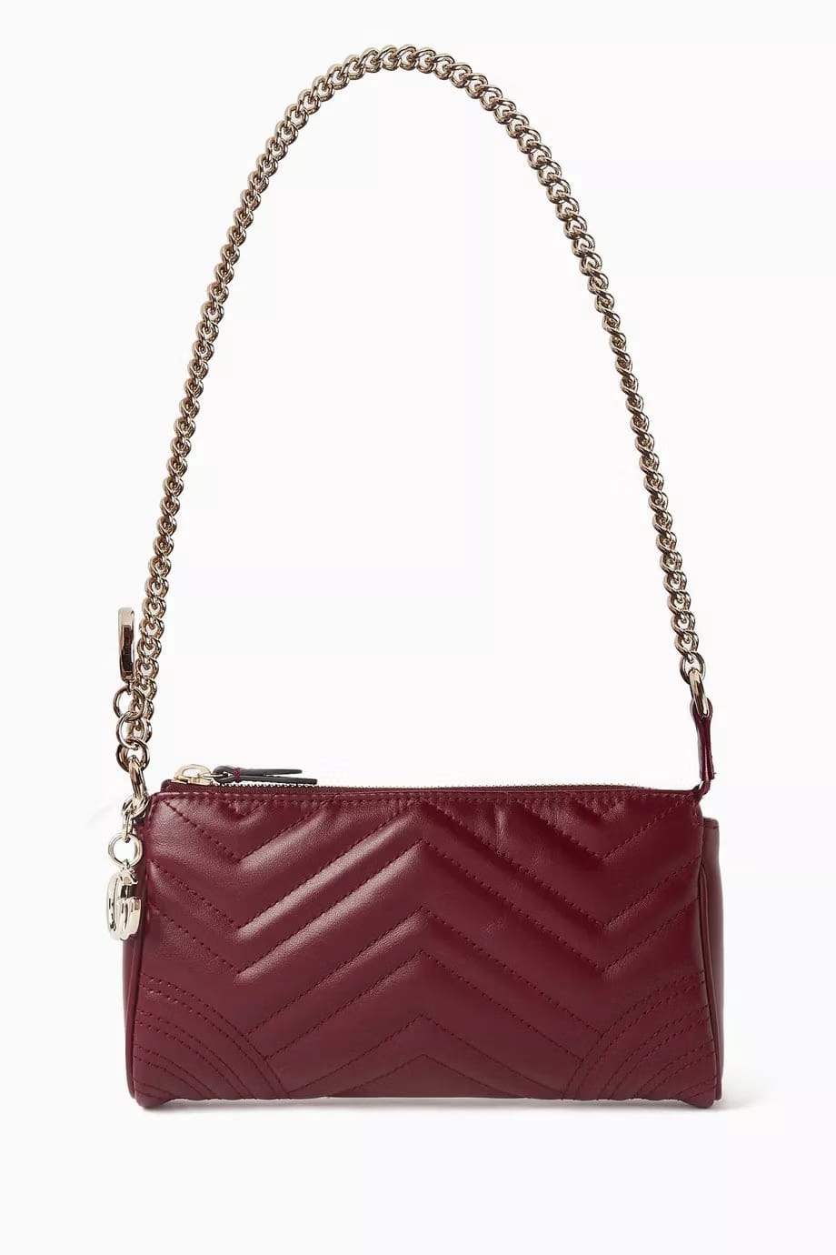 Mini GG Shoulder Bag in Quilted Leather