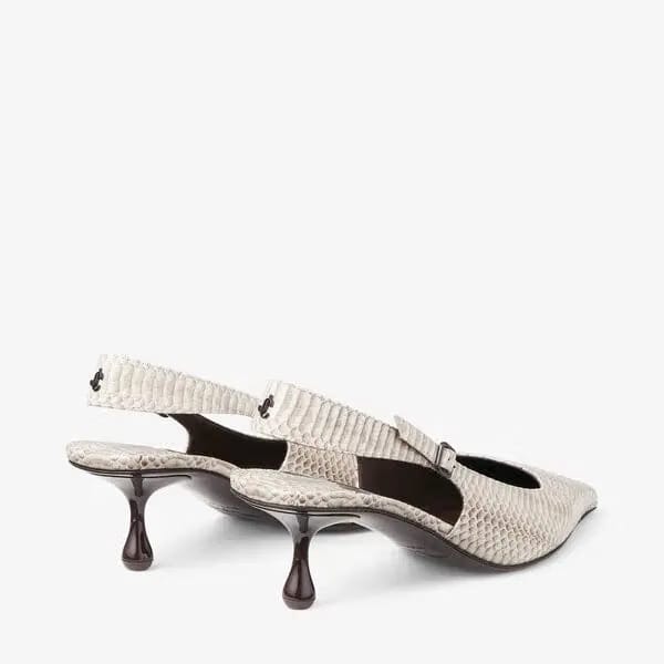 Jimmy Choo Amel Snake print leather pumps - neutral