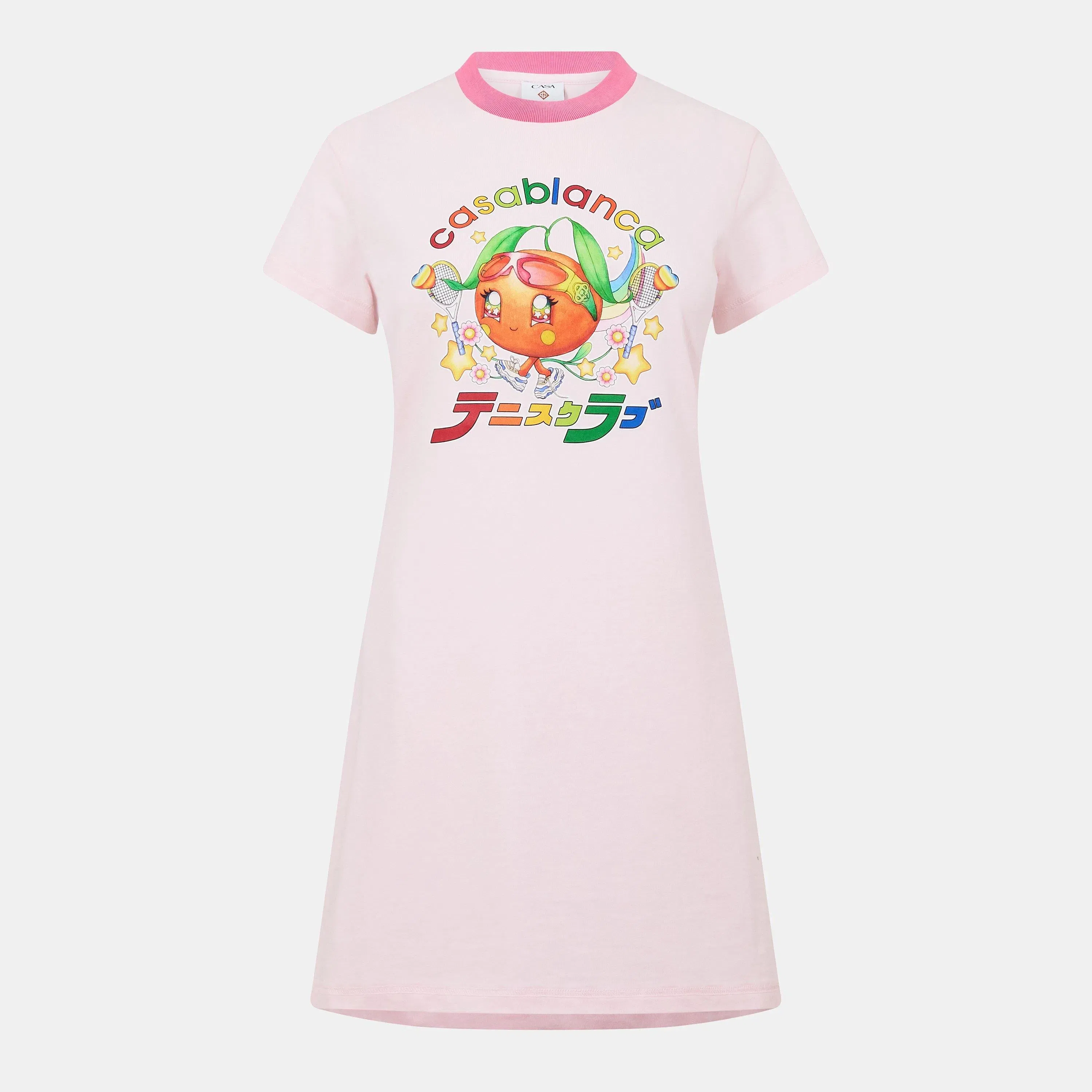 Mascot Graphic Print Relaxed Fit T-Shirt Dress