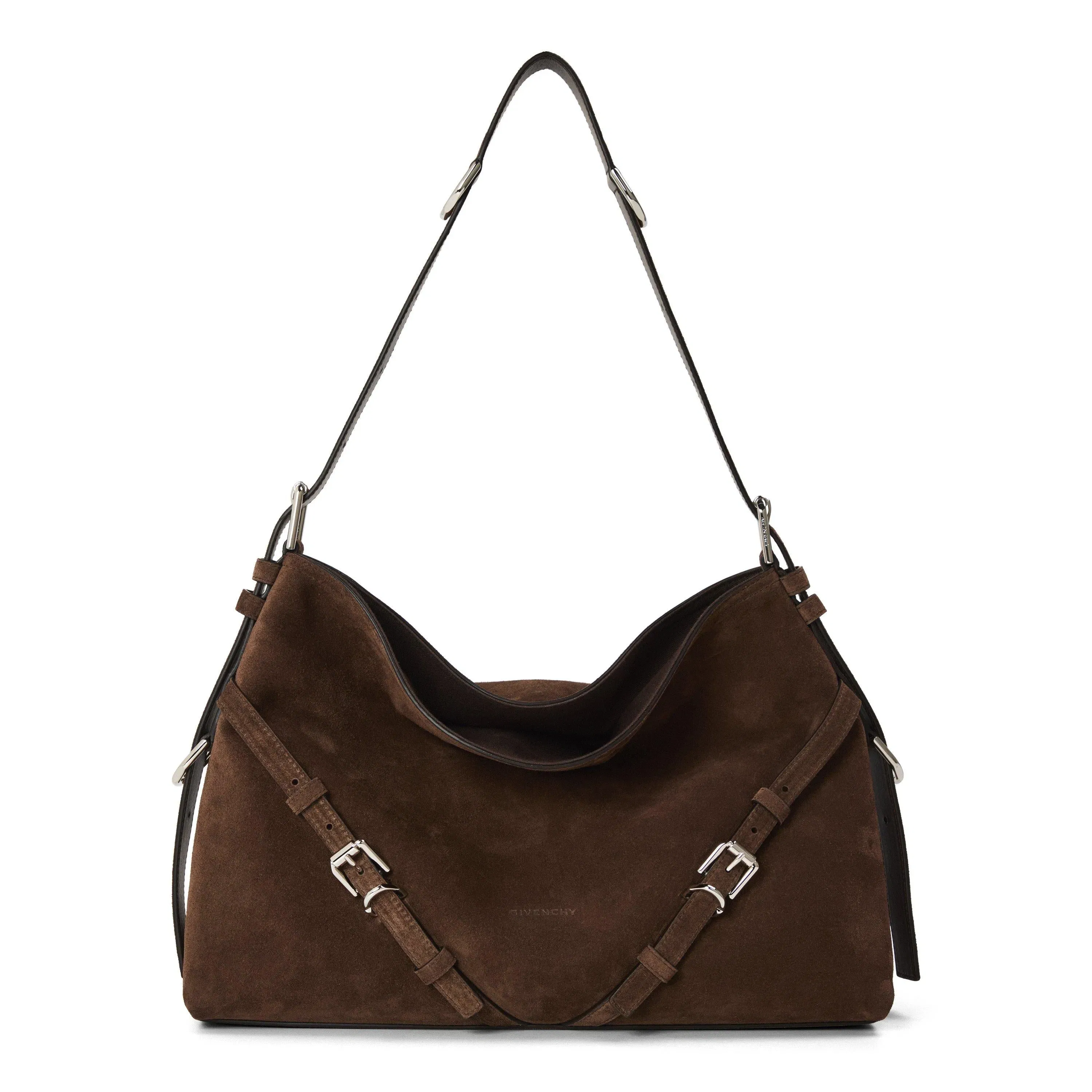 GIV Suede Voyou Suede Shoulder Bag
