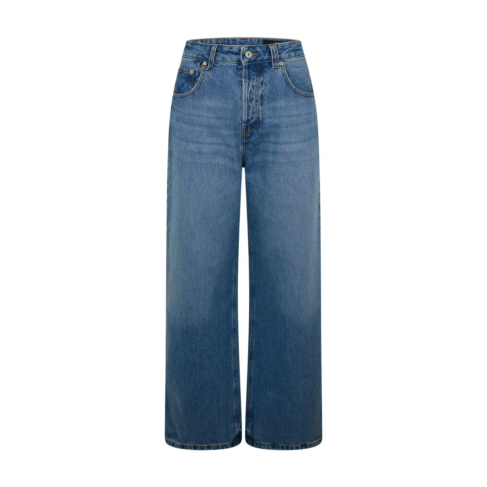 Jacquard Straight Leg Jeans