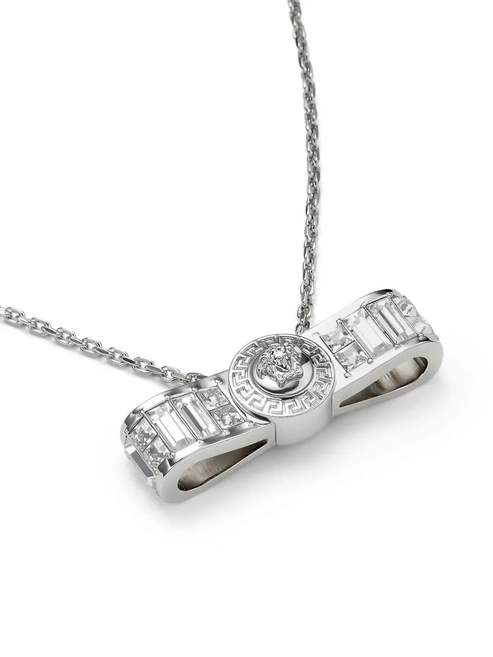 Gianni Ribbon crystal pendant necklace