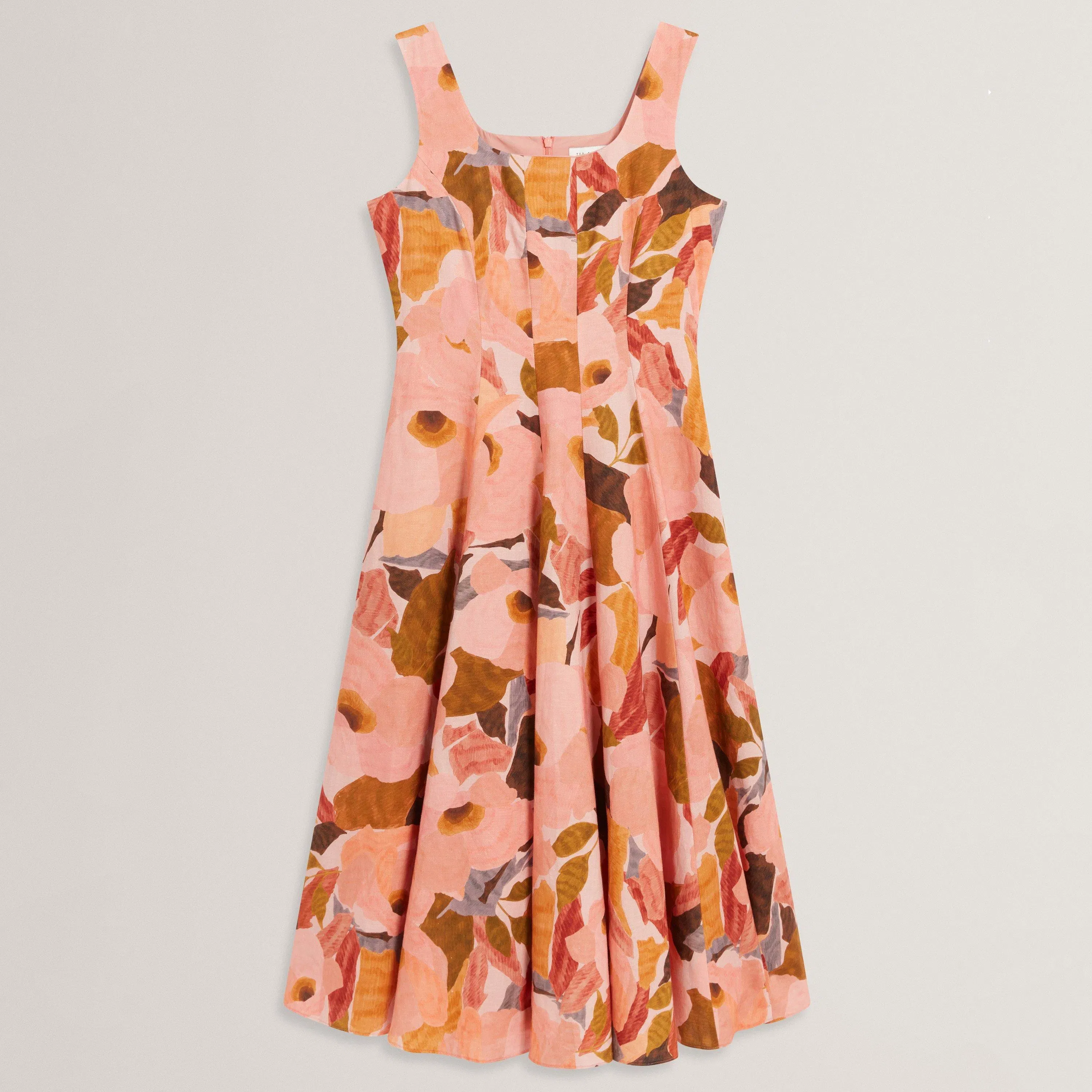 Print Midi Boho Dress