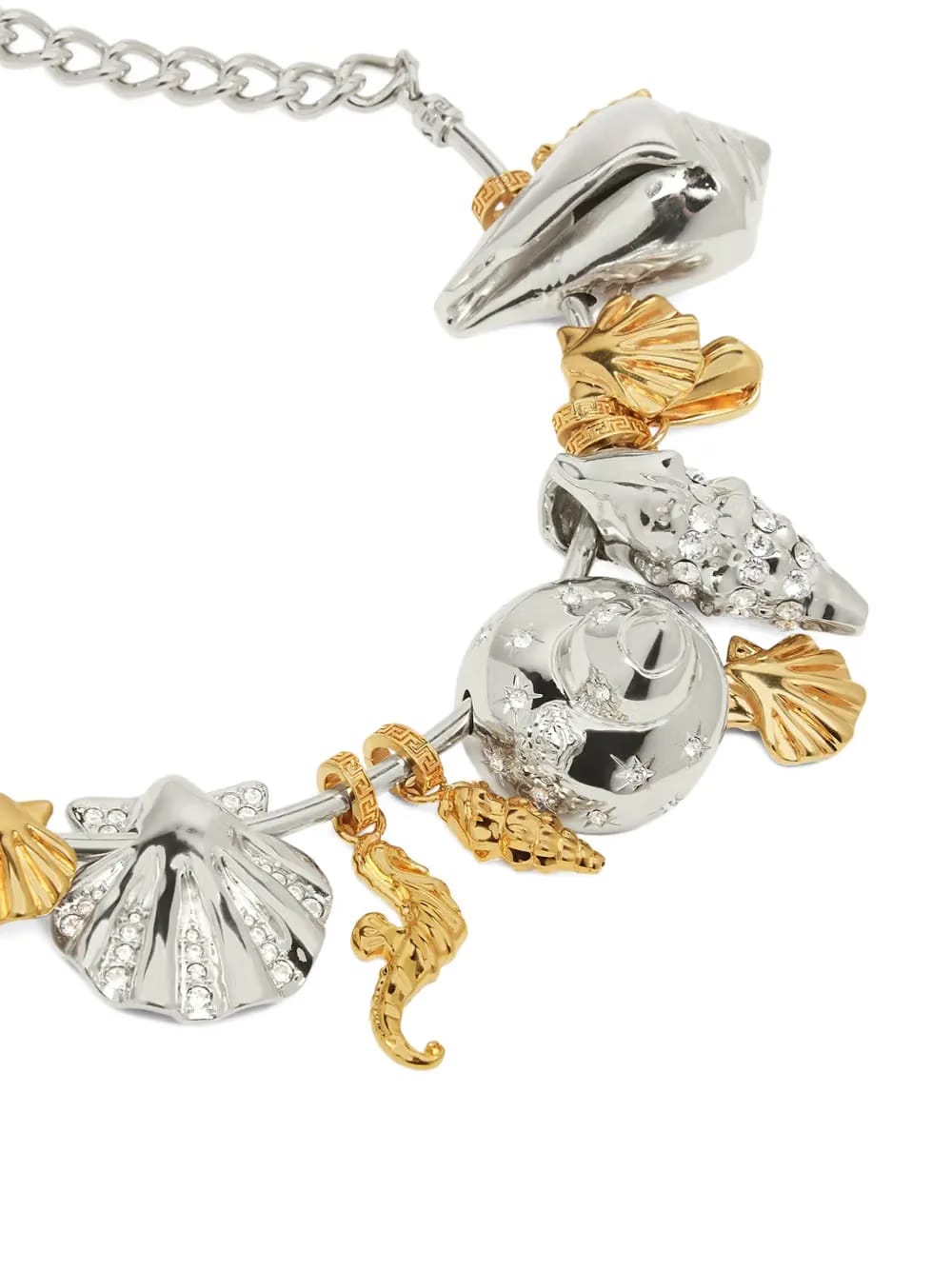 seashell charm necklace