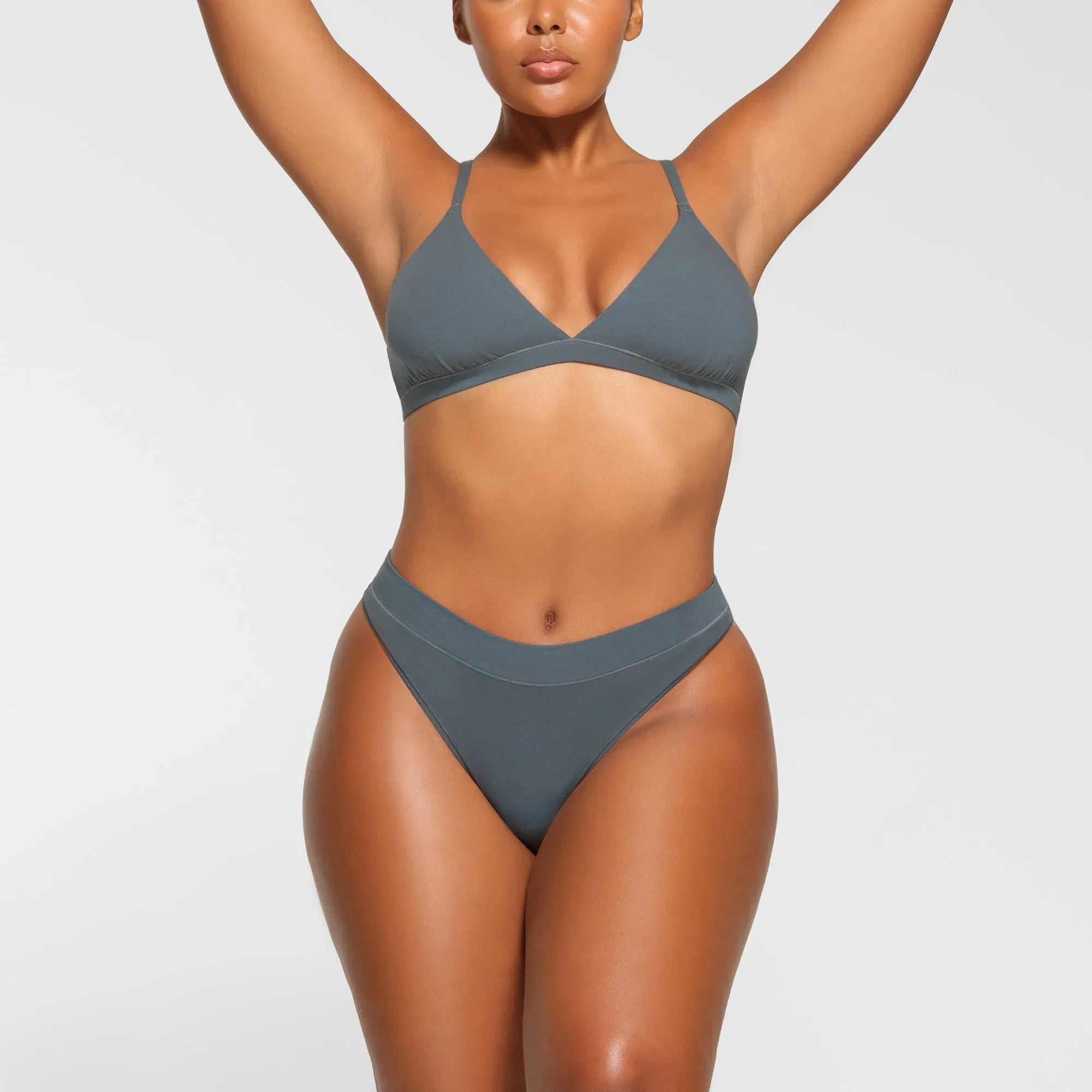 Cotton Jersey Cheeky Tanga