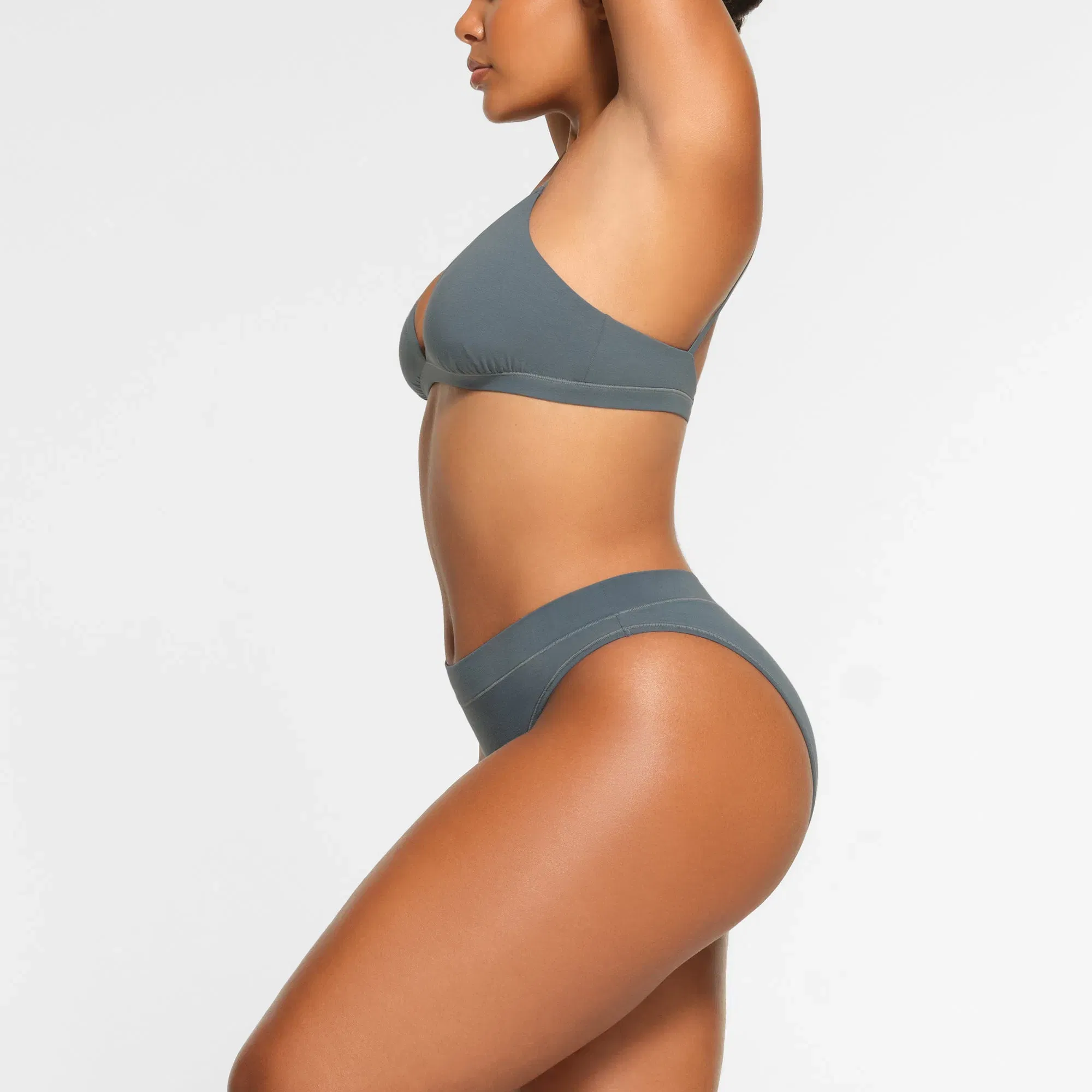 Cotton Jersey Cheeky Tanga