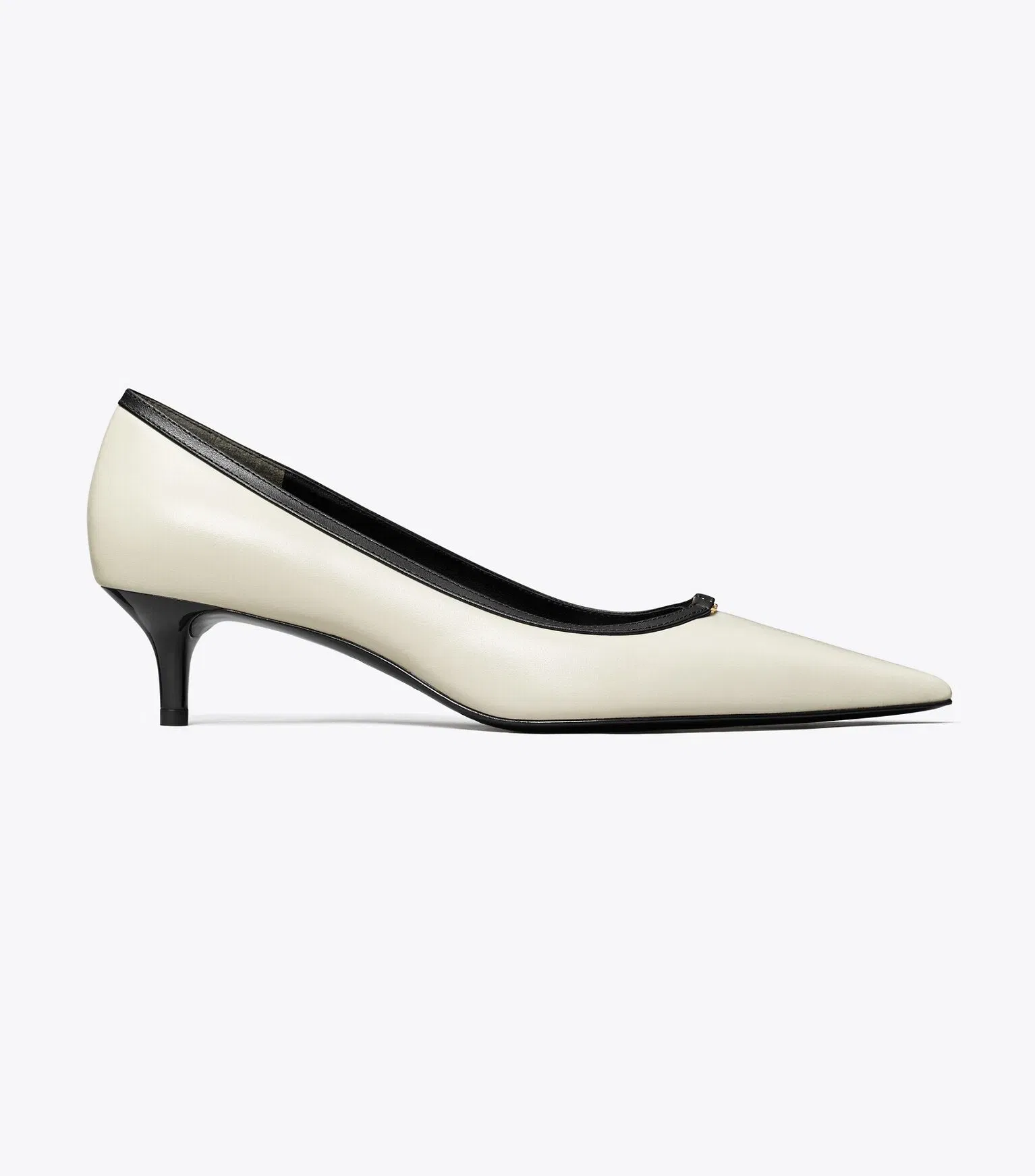 Double T Buckle Low-Heeled Pump