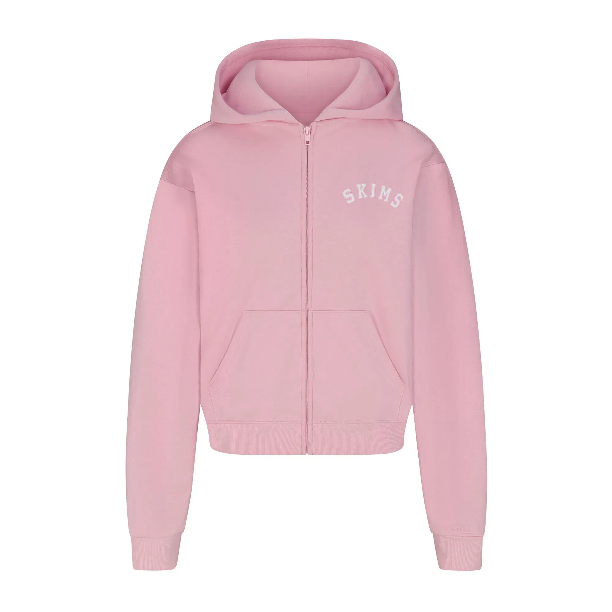 Cotton Fleece Logo Classic Zip Up Hoodie