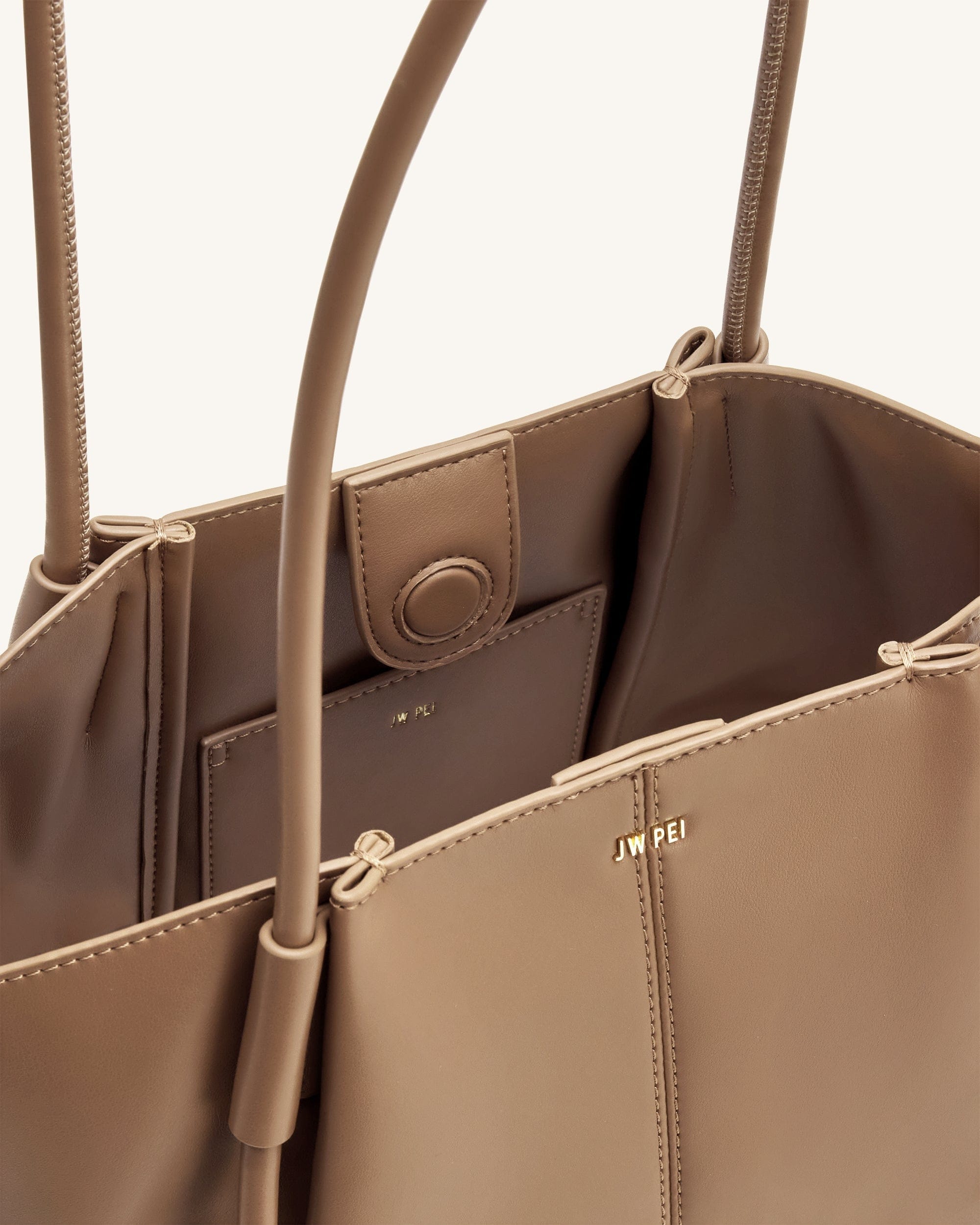 Jw Pei Nala Wide Tote Bag Clay Brown