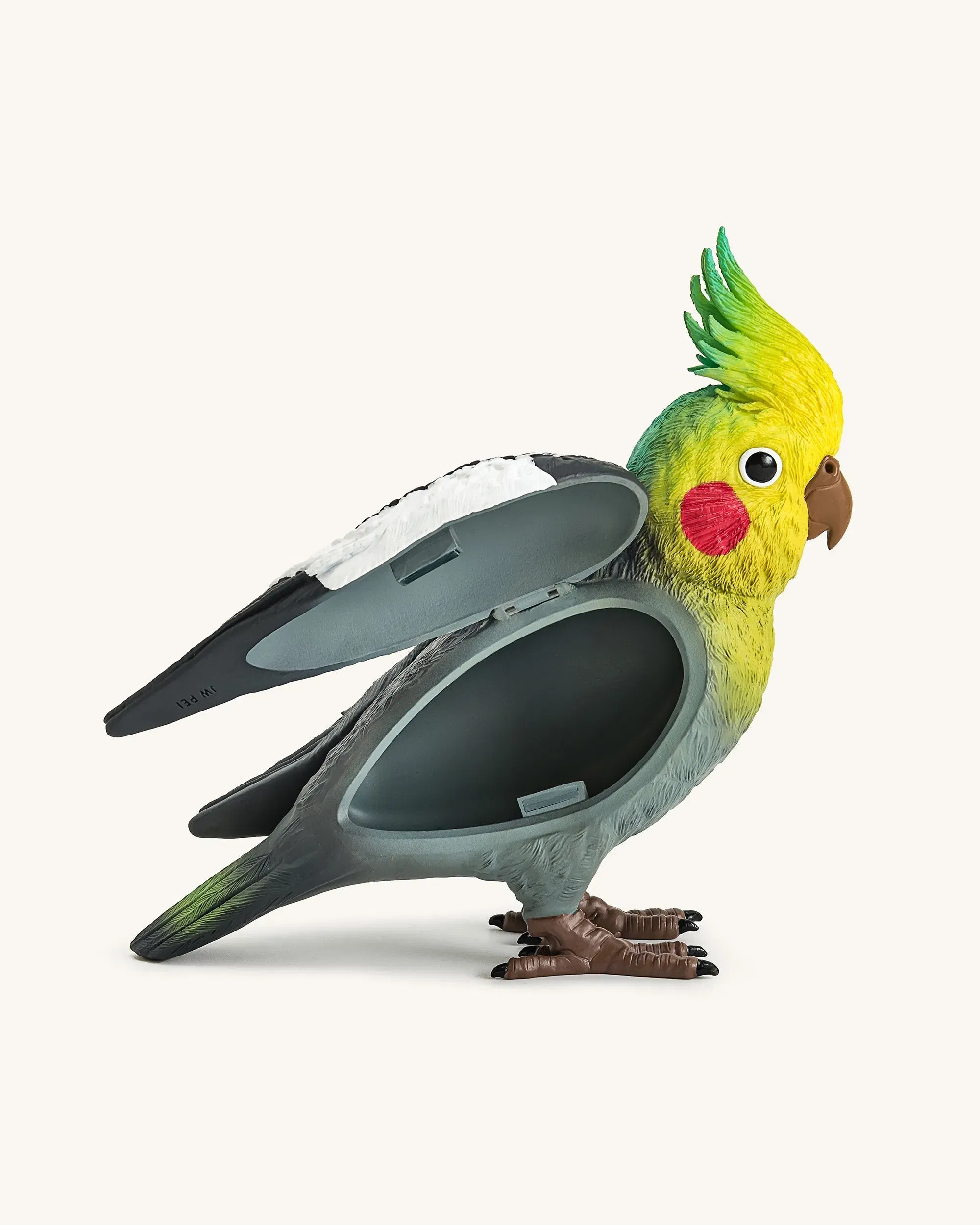 Jw Pei Gray Cockatiel Clutch Bag Multicolor