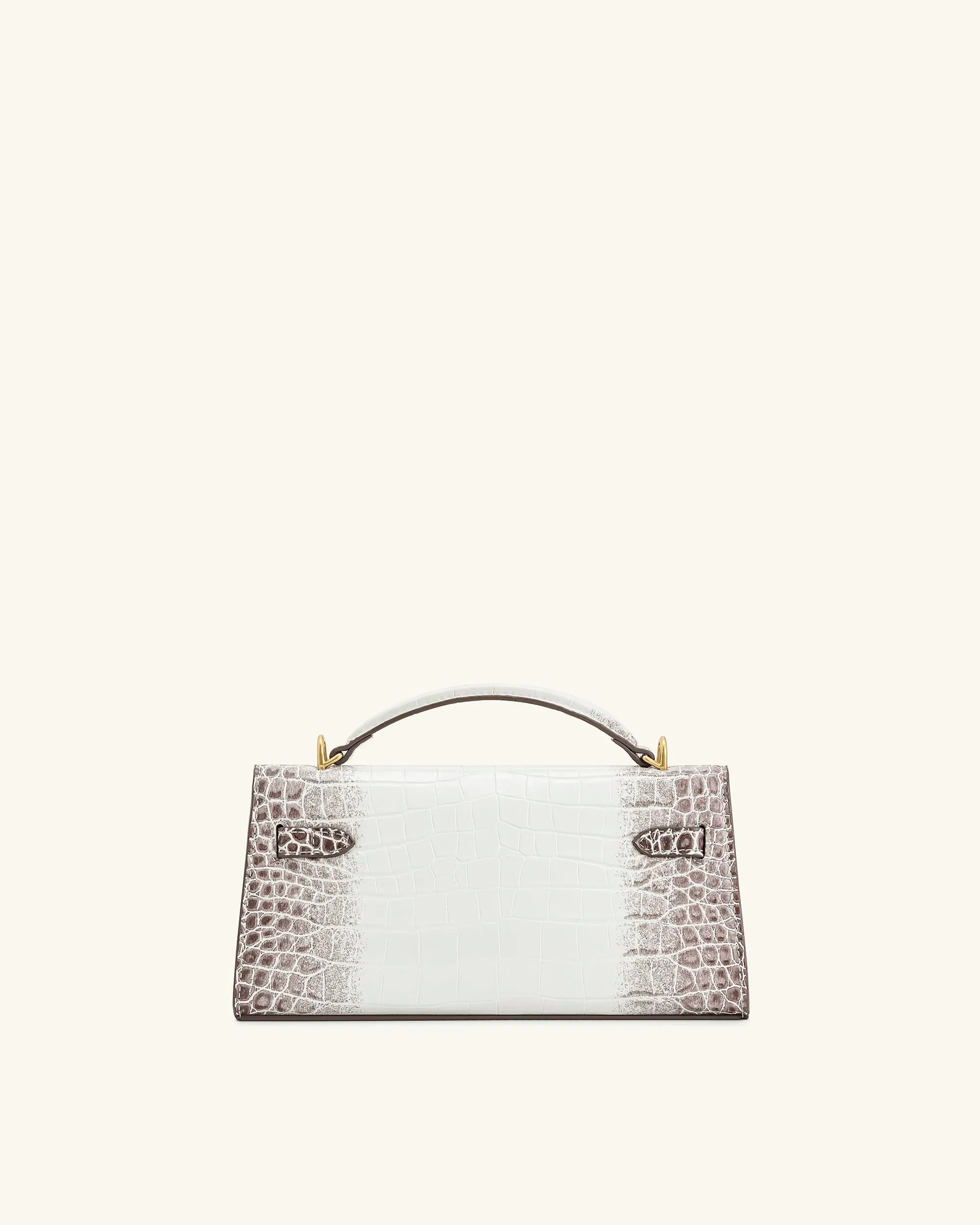 Jw Pei Noor Top Handle Bag White Croc