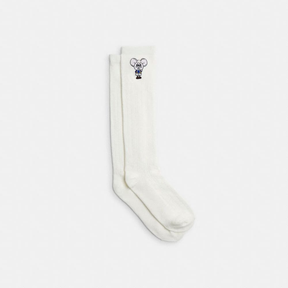 Coach Coach | Brain Dead Kachi Mouse Patch Lace Socks Ivory