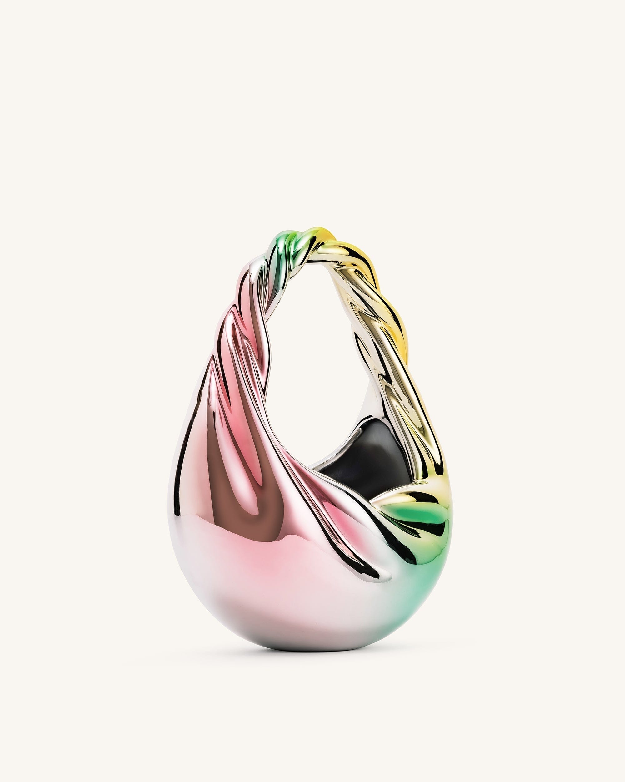 Jw Pei Willow Twist Crescent Top Handle Bag Multicolor