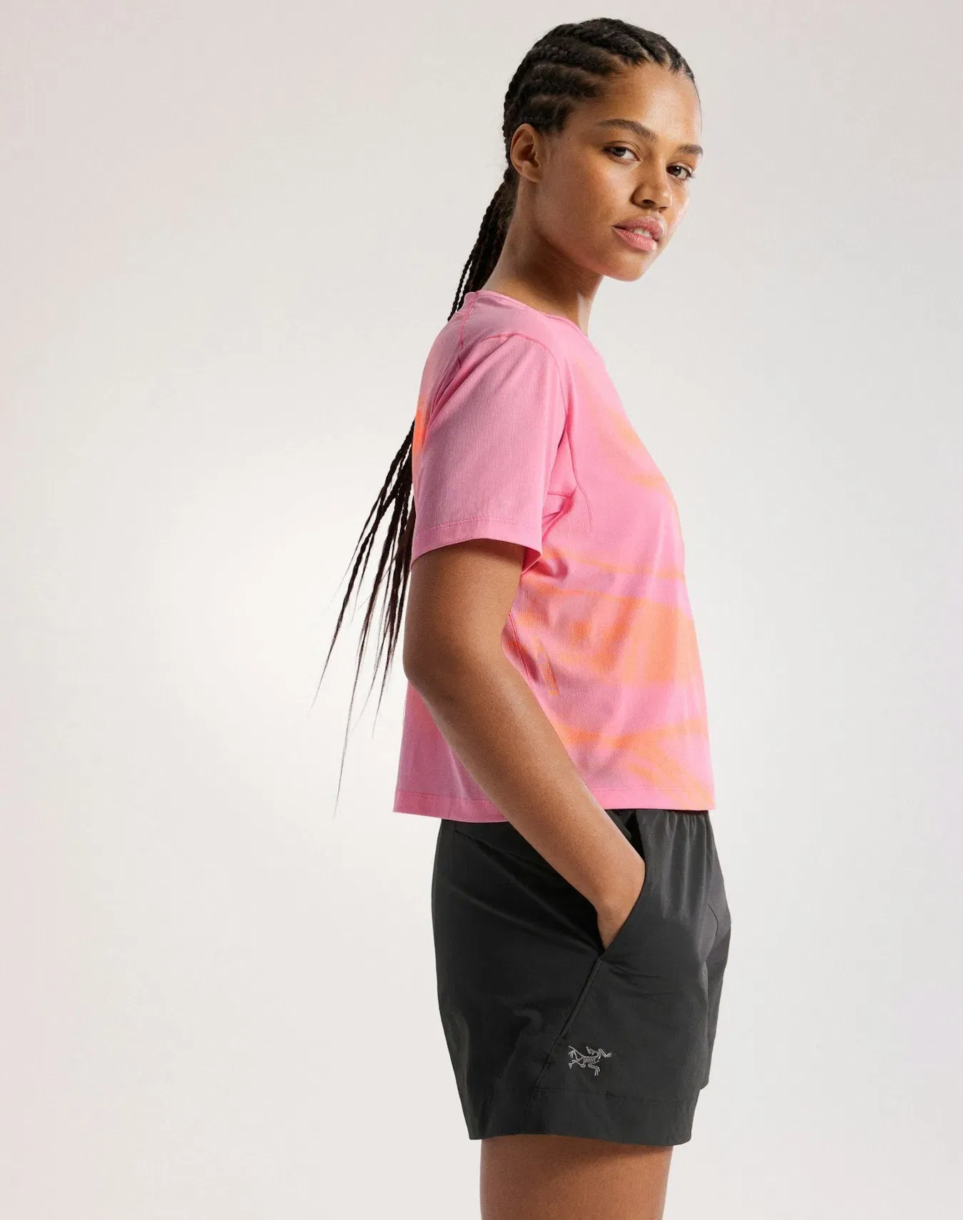 Arc'teryx Sunna Speed Bird Crop Shirt Women's Pineberry