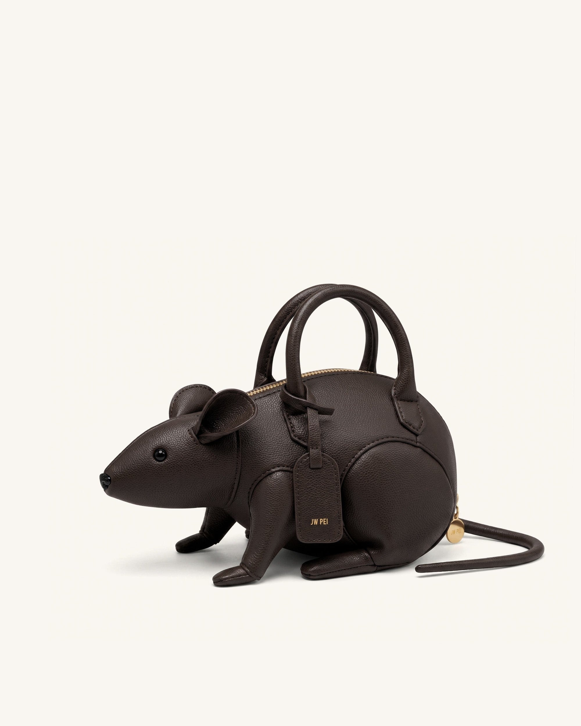 Jw Pei Mia Mouse Top Handle Bag Dark Brown