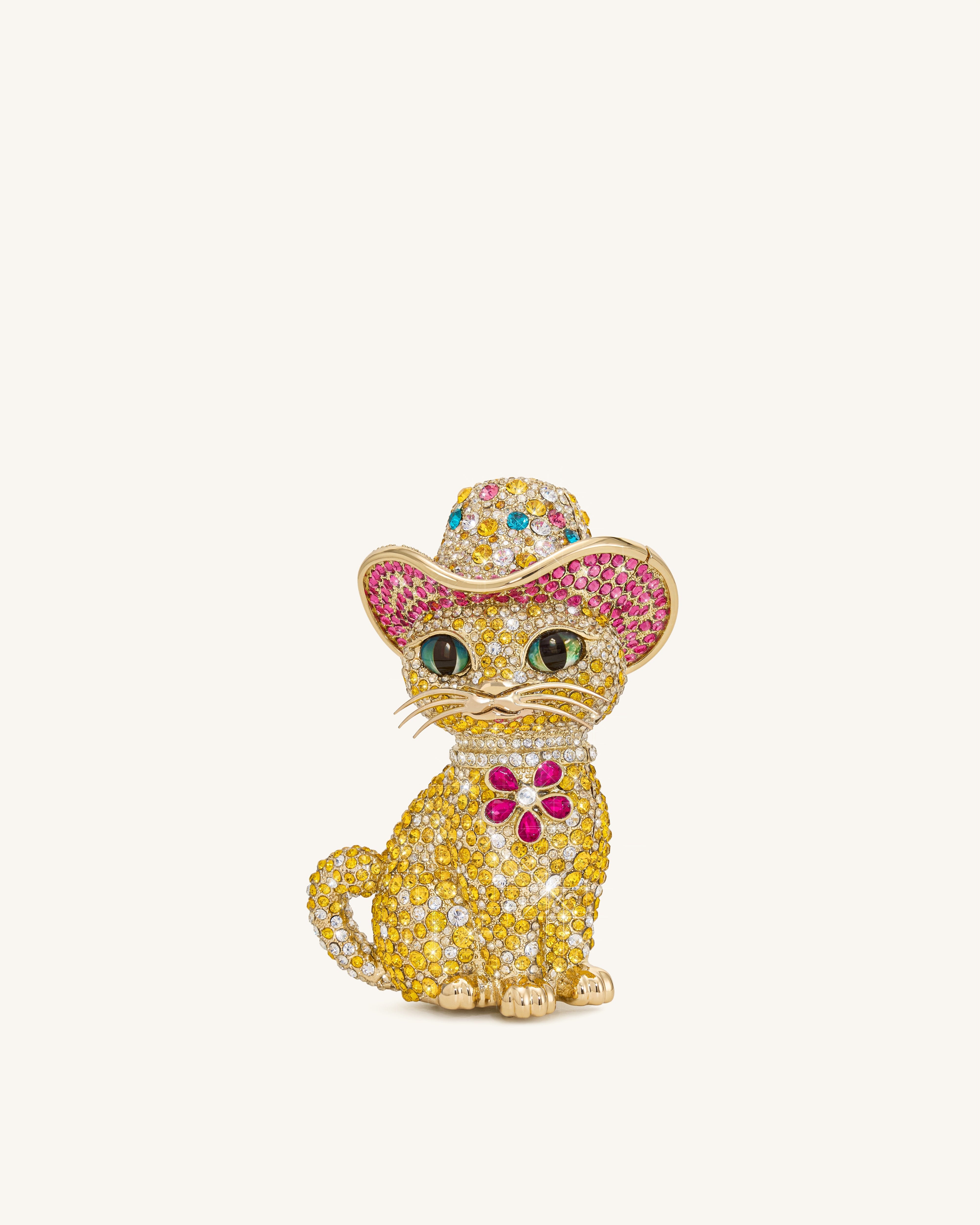 Jw Pei Glamorous Cat Clutch Multicolor Gold