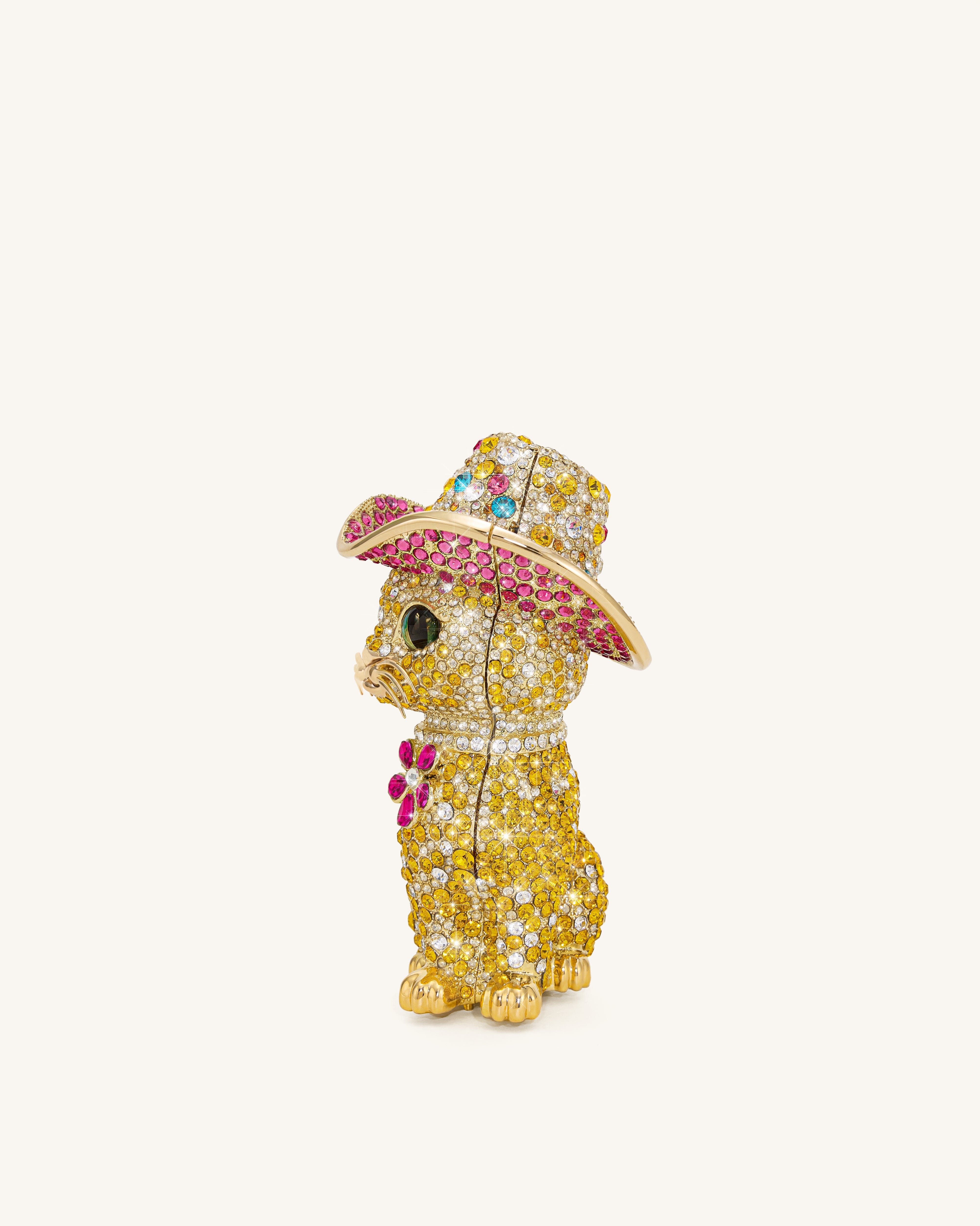 Jw Pei Glamorous Cat Clutch Multicolor Gold