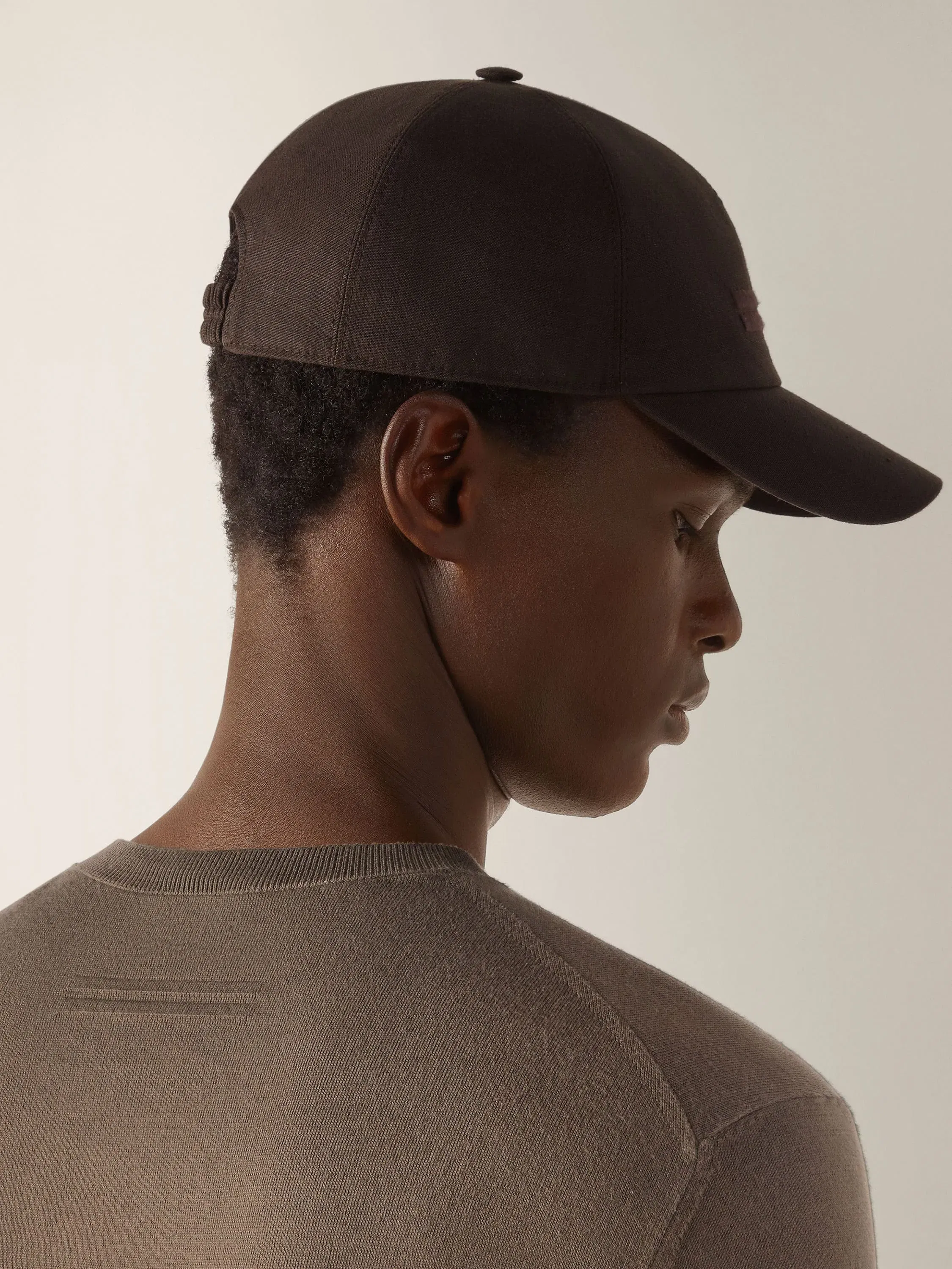 Zegna Dark Taupe Premium Cotton T-Shirt