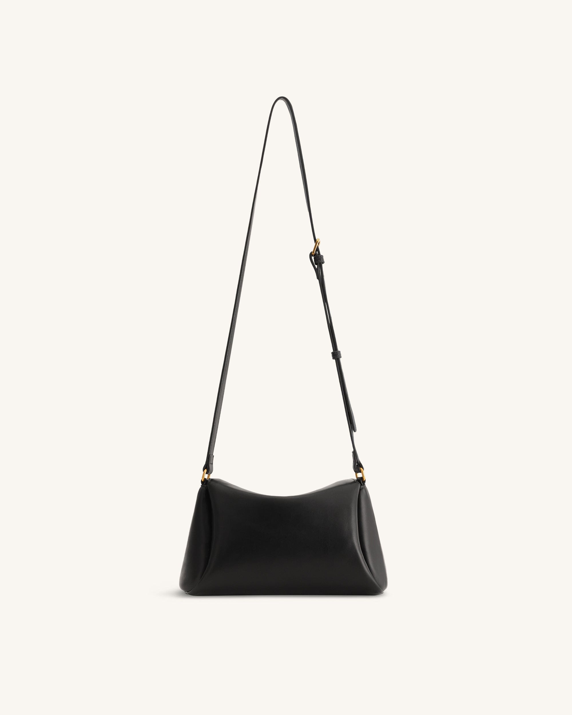 Jw Pei Greta Twist Lock Crossbody Bag Black