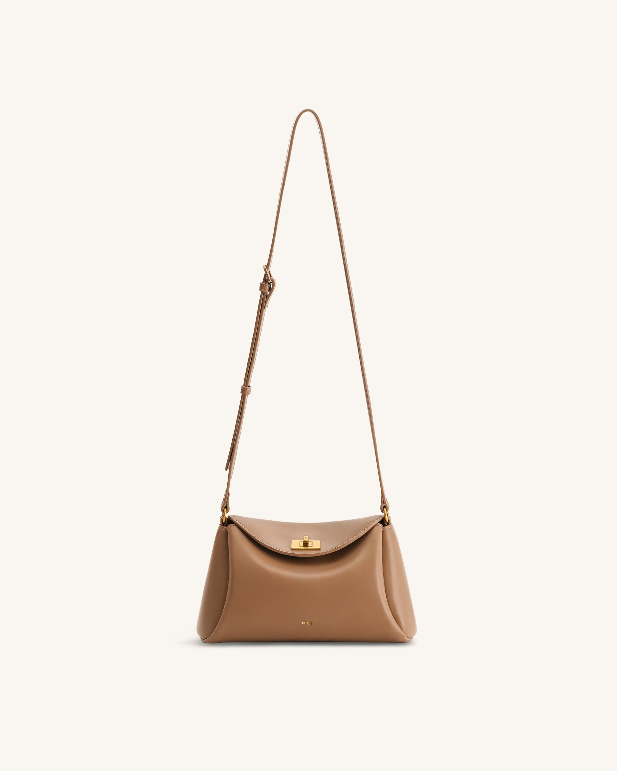 Jw Pei Greta Twist Lock Crossbody Bag Black