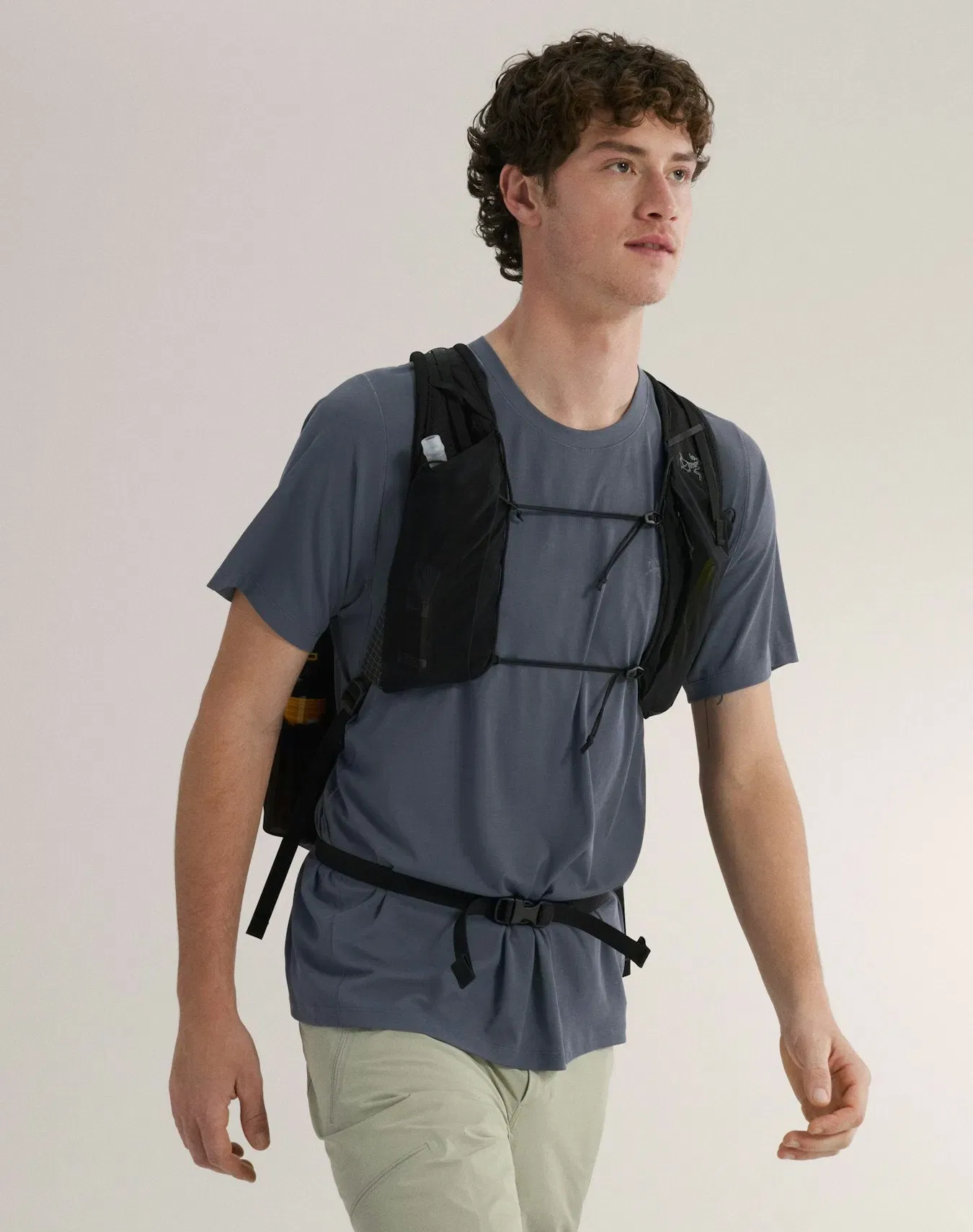 Arc'teryx Cormac Crew Neck Shirt SS Men's Dk Stratus