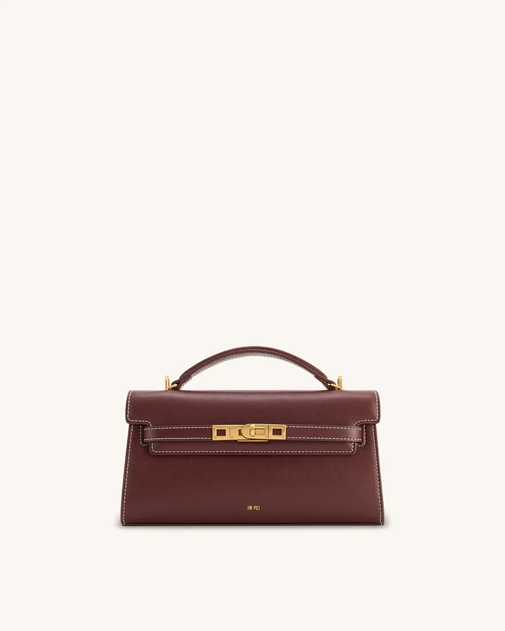 Jw Pei Noor Top Handle Bag Reddish Brown