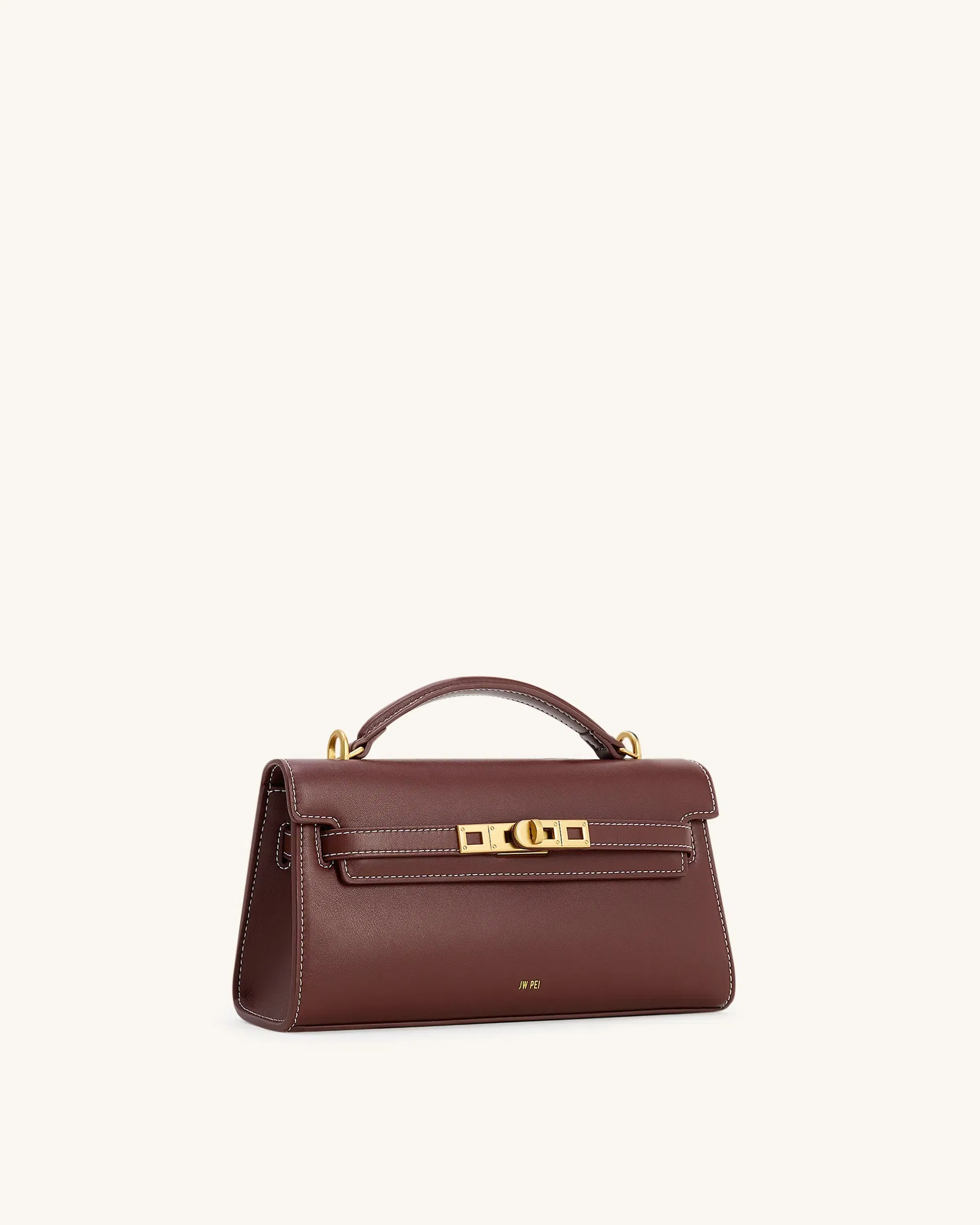 Jw Pei Noor Top Handle Bag Reddish Brown