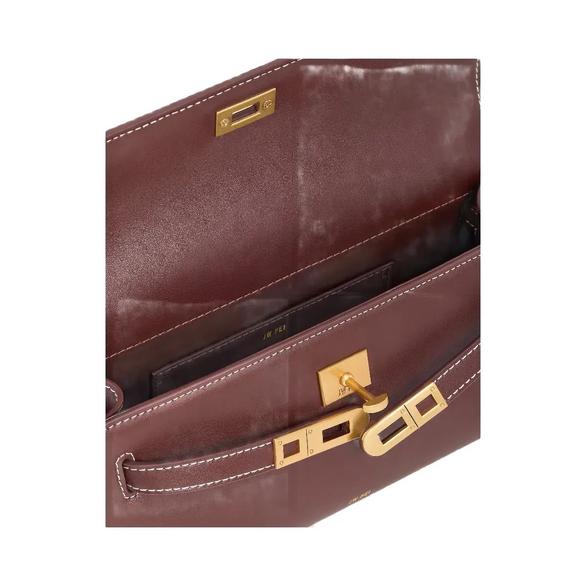 Jw Pei Noor Top Handle Bag Reddish Brown