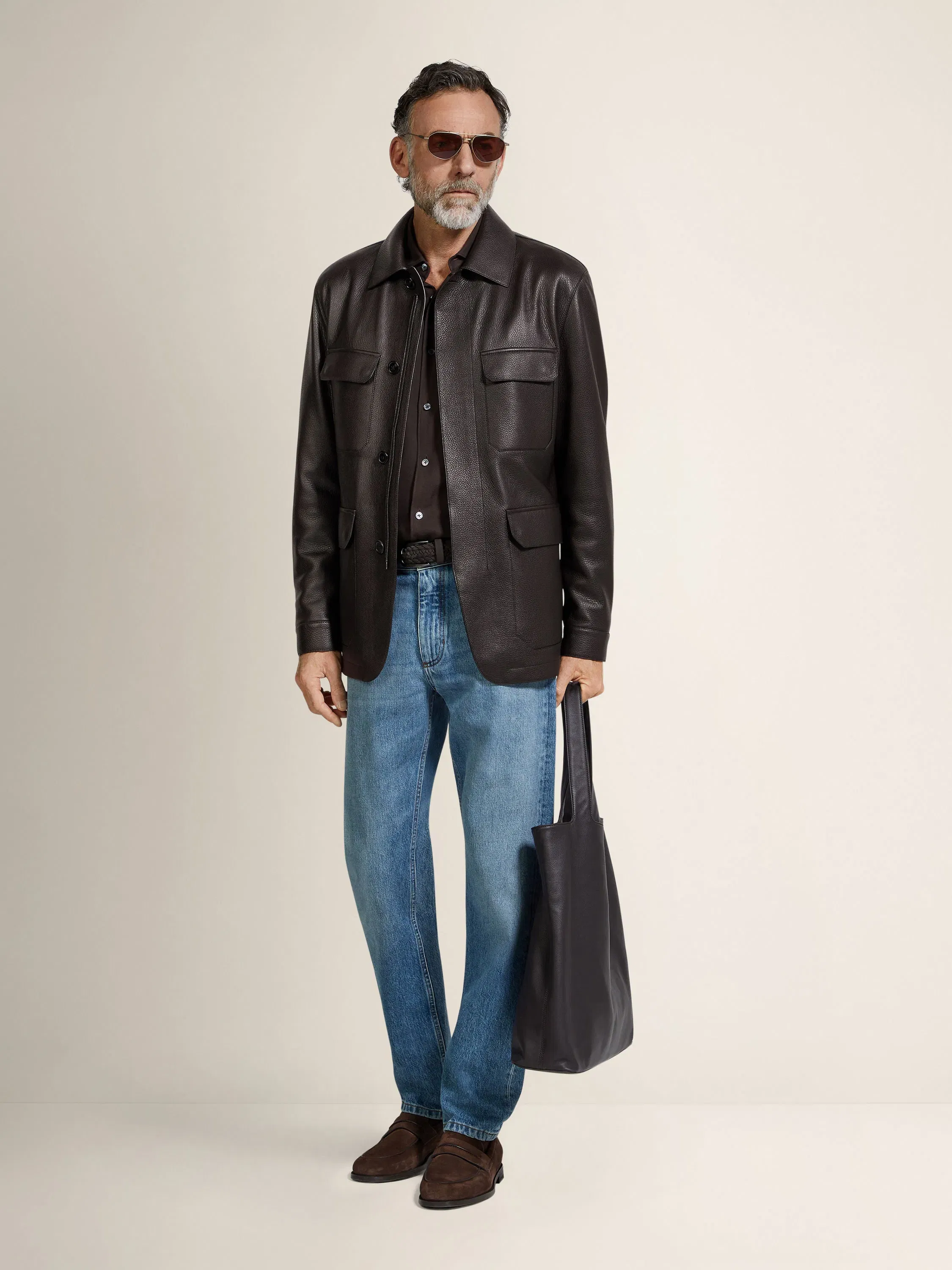 Zegna Deerskin Field Jacket