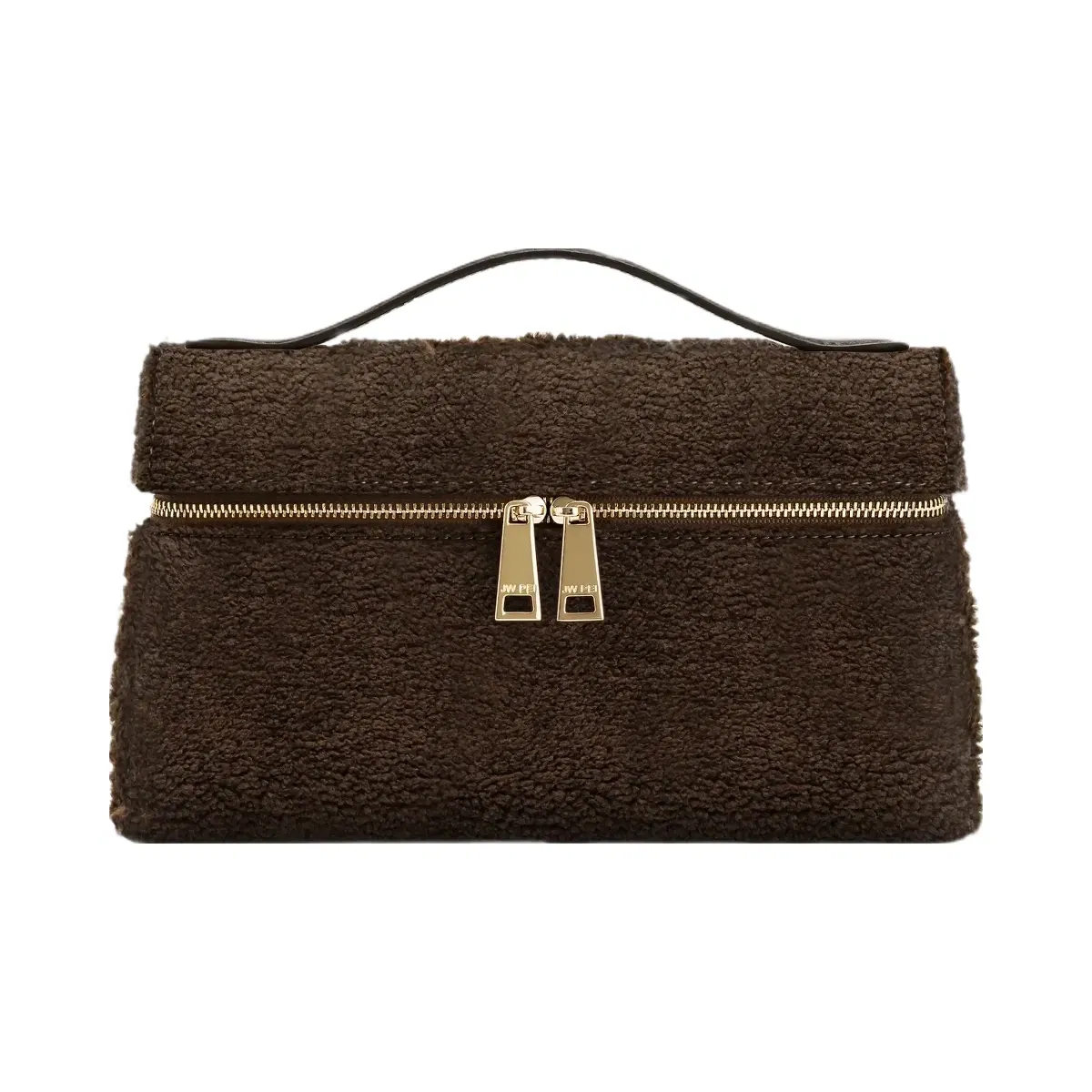 Jw Pei Thea Faux Fur Top Handle Bag Mocha Brown