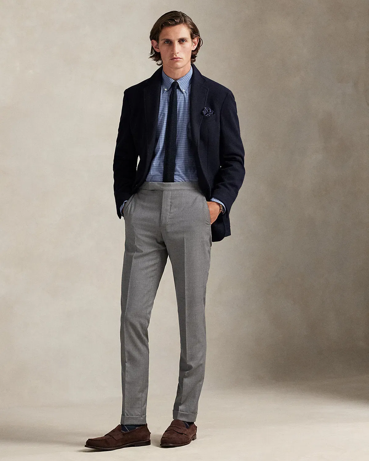 Ralph Lauren Classic Fit Checked Stretch Poplin Shirt