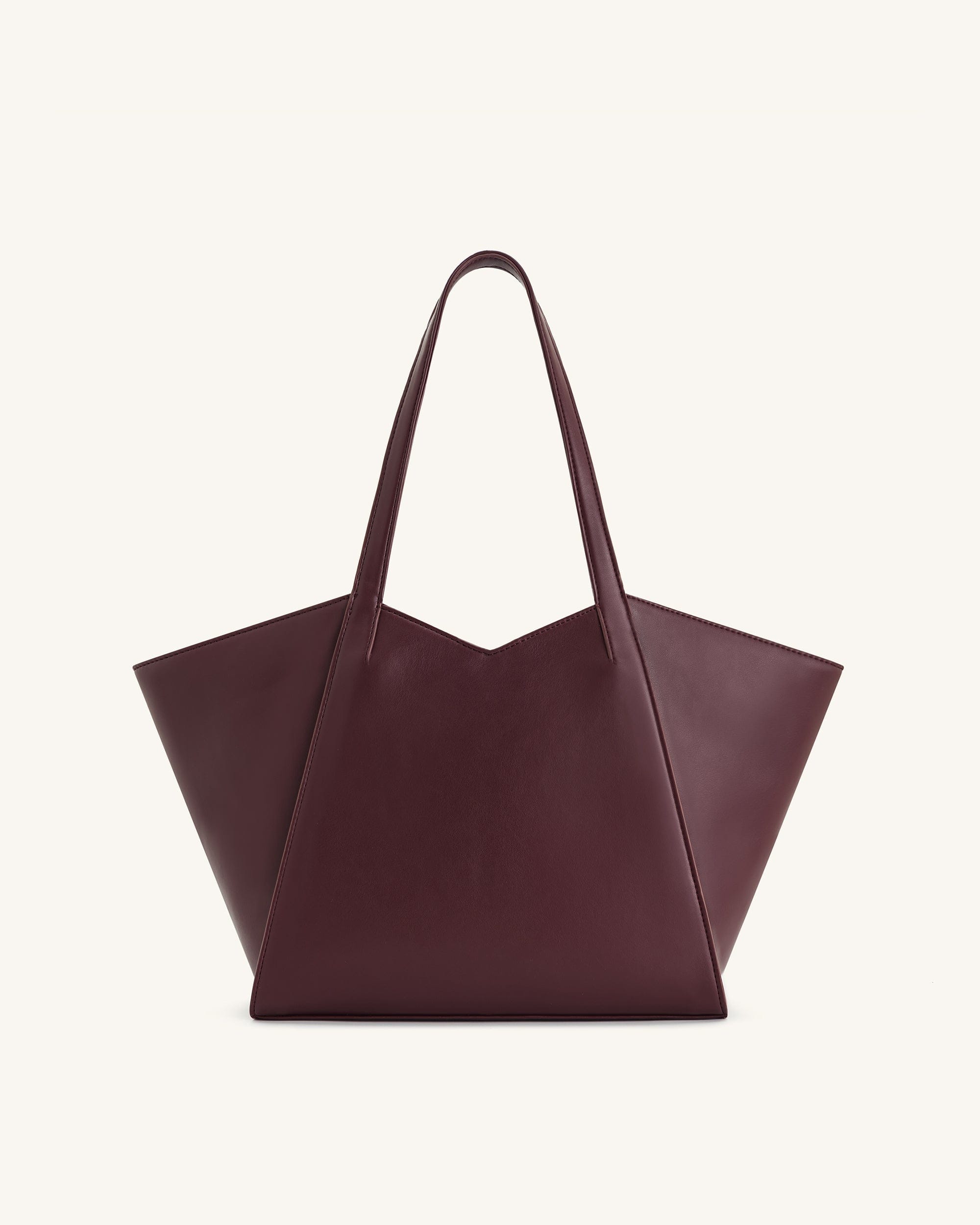 Jw Pei Kiana Large Capacity Tote Bag Deep Claret