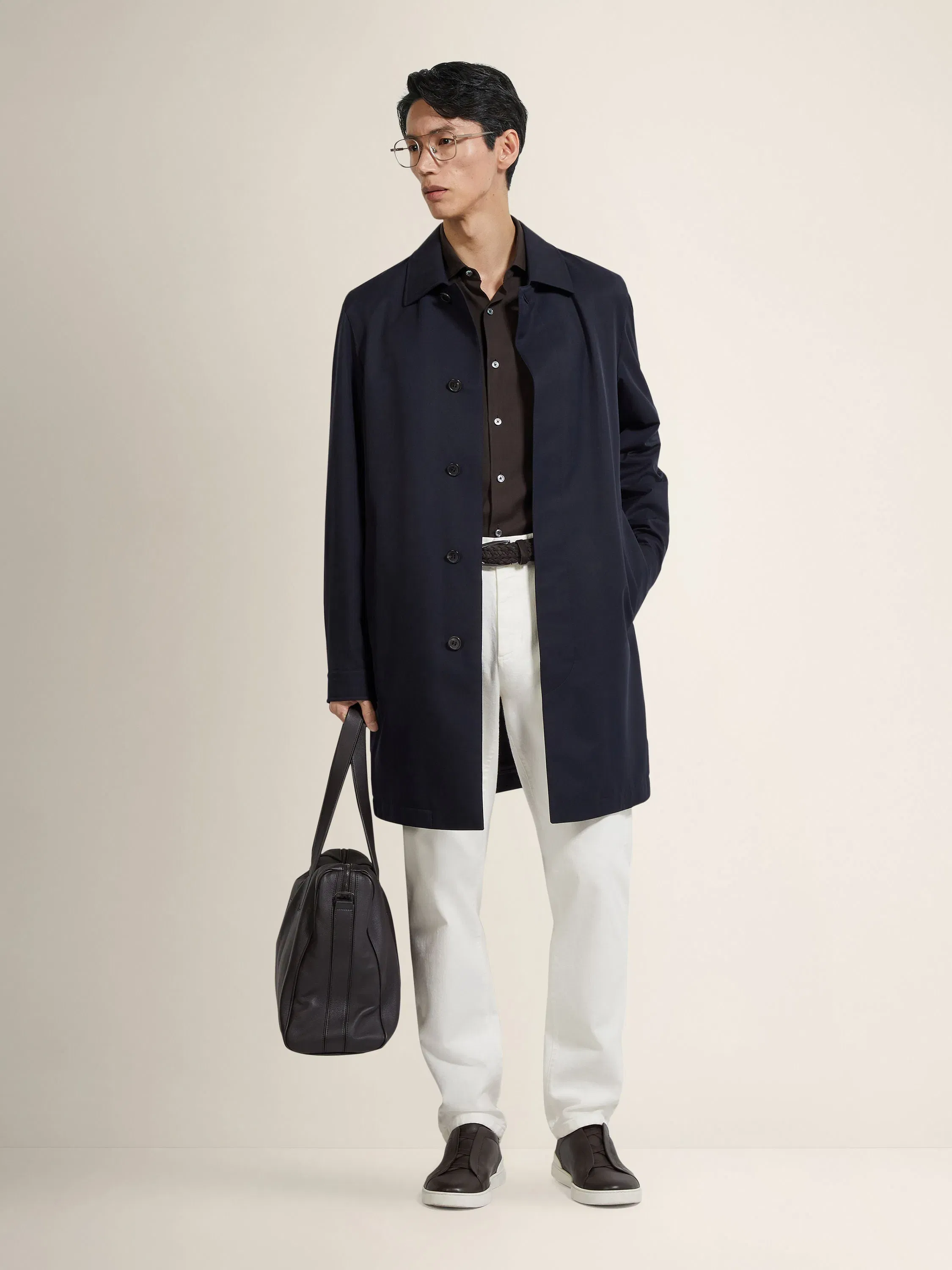 Zegna Technical Fabric Motorin 300Cc Raincoat