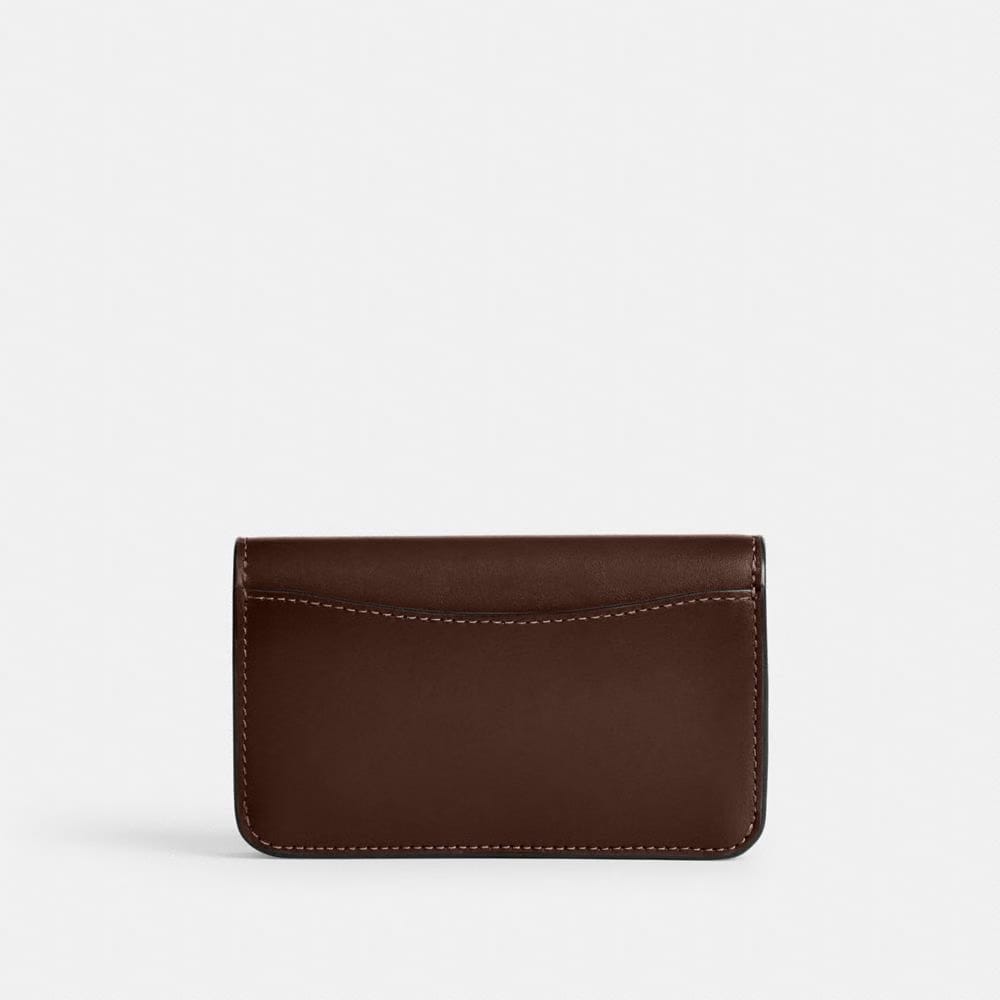 Coach Essential Slim Card Case Brass Maple