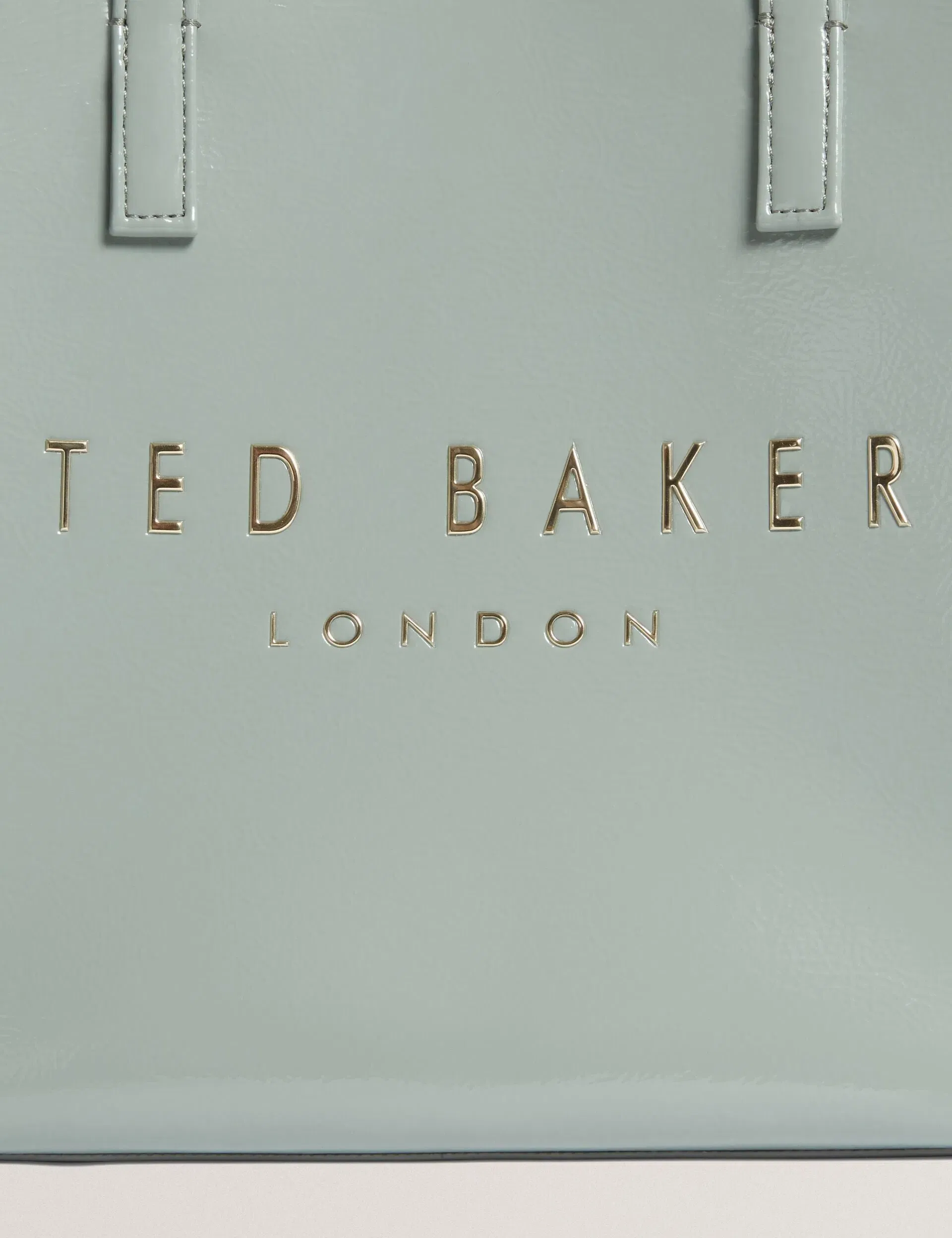Ted Baker Crinion Crinkle Texture Small Icon Tote Bag In Grey Women's